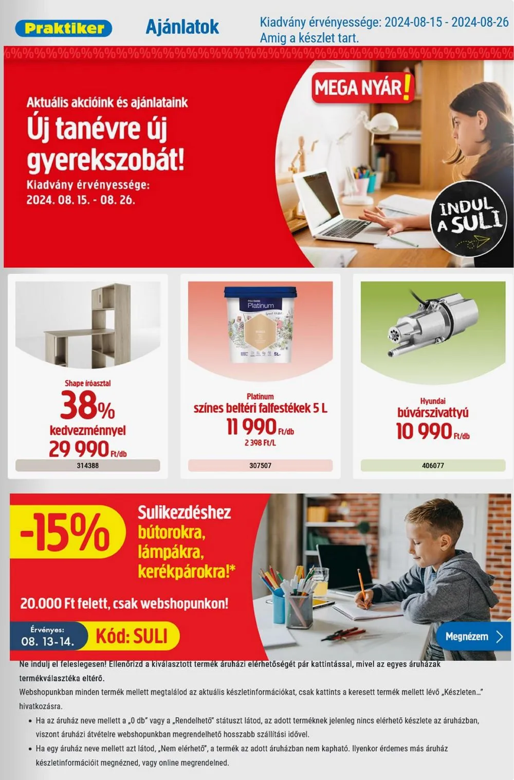 Praktiker akciós újság 08.15–08.26