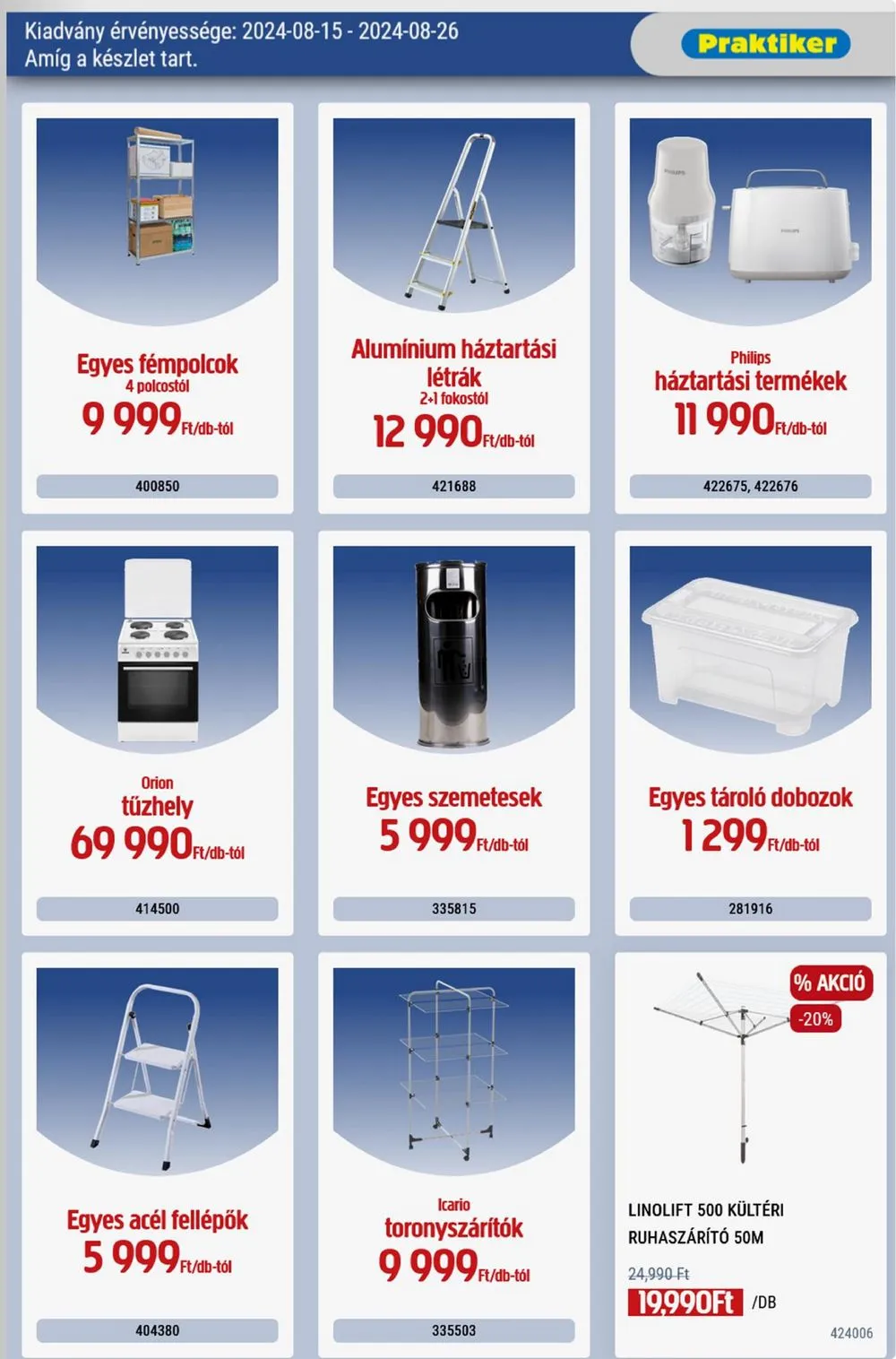 Praktiker akciós újság 08.15–08.26 – 27. oldal