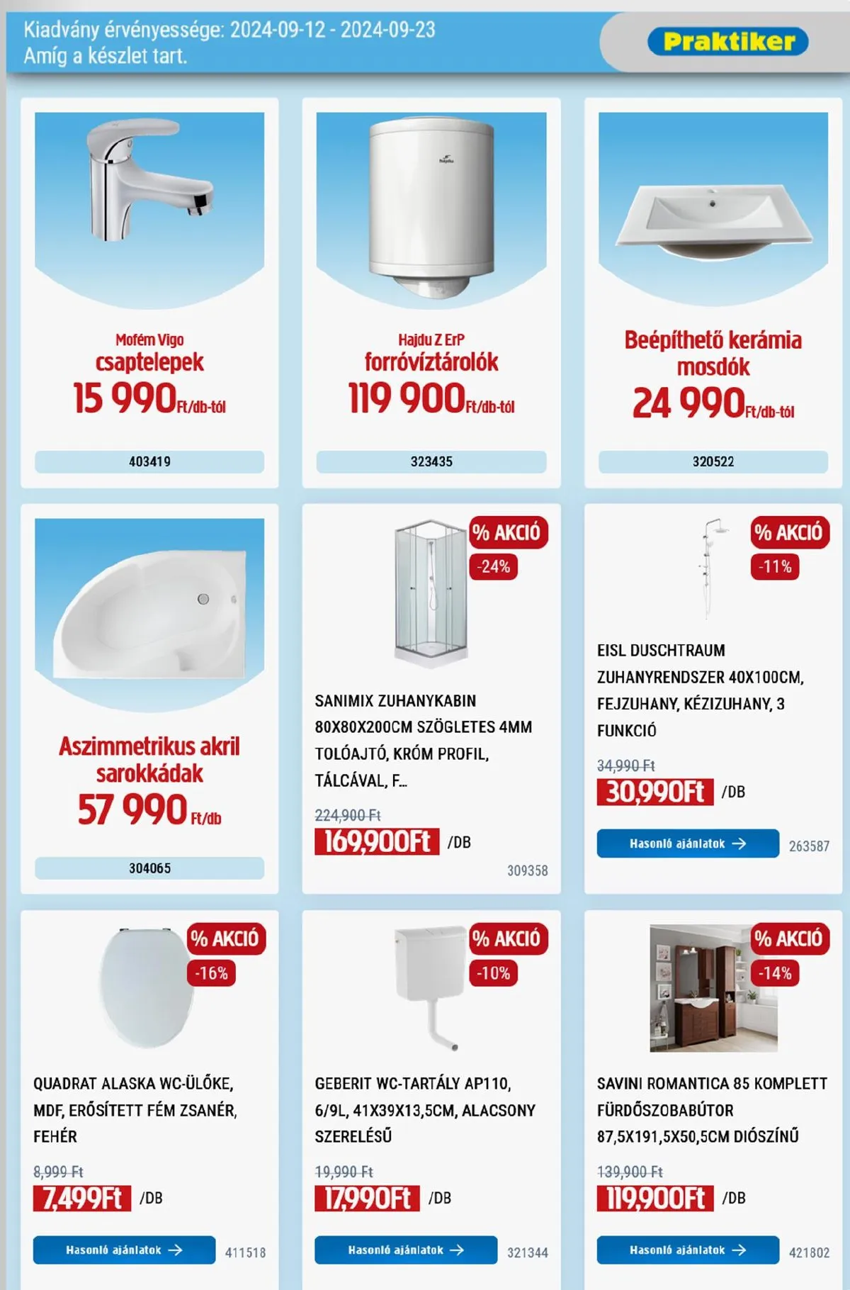 Praktiker akciós újság 09.12–09.23 – 11. oldal