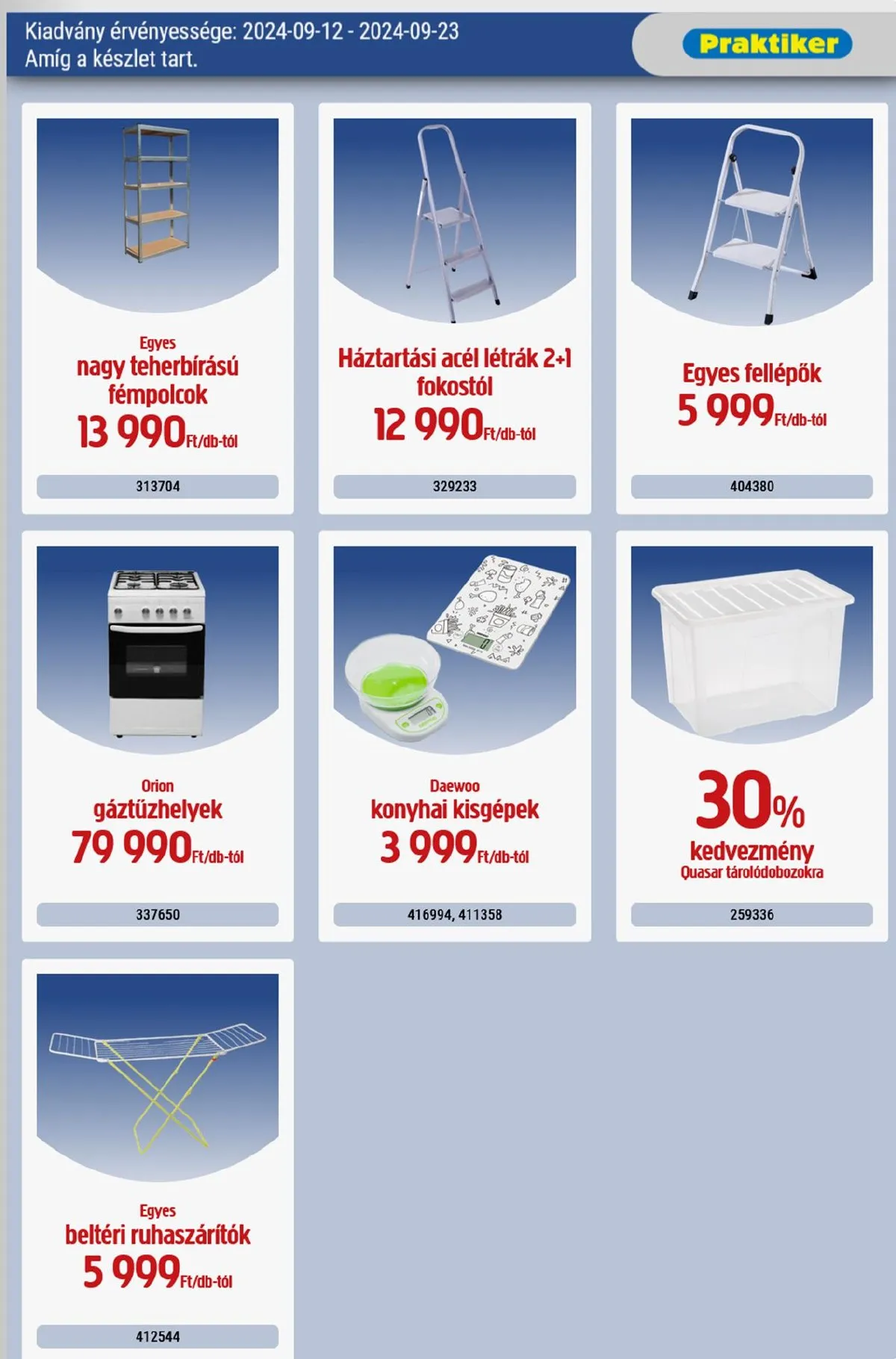 Praktiker akciós újság 09.12–09.23 – 27. oldal