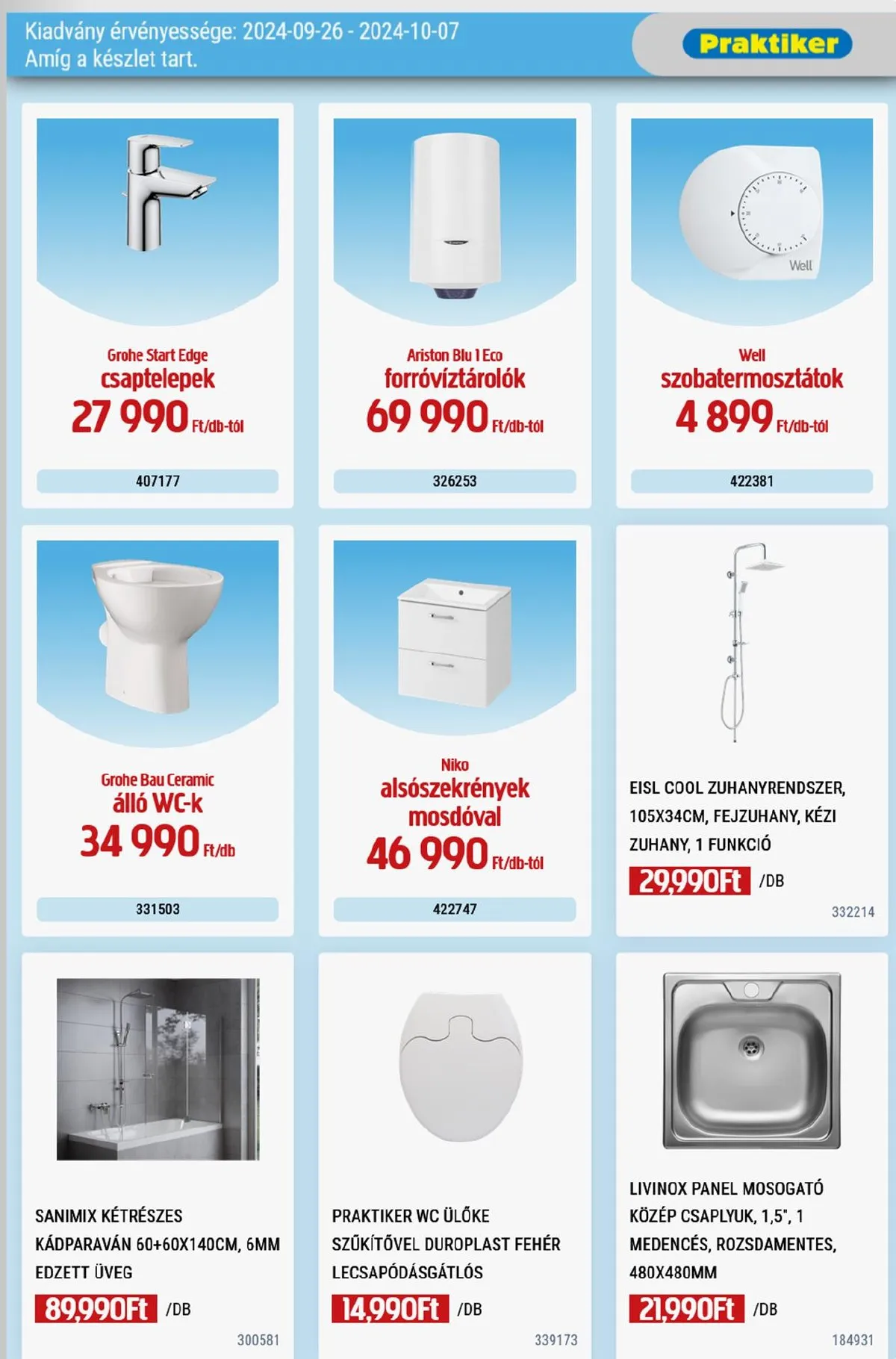 Praktiker akciós újság 09.26–10.07 – 9. oldal