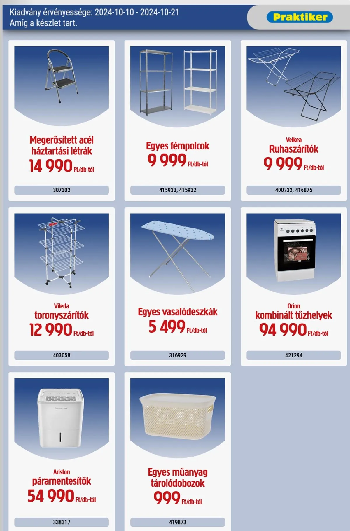 Praktiker akciós újság 10.10–10.21 – 29. oldal