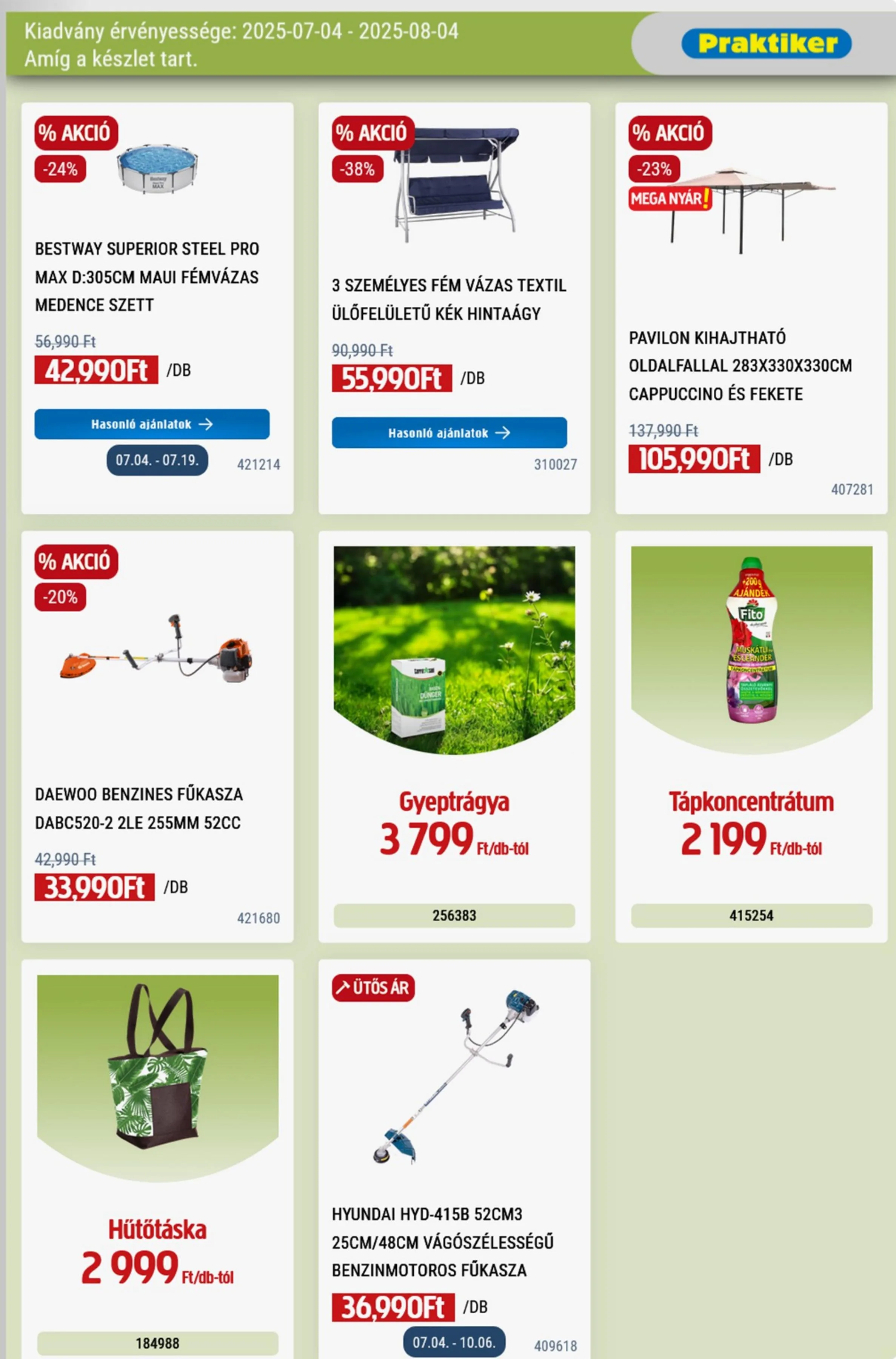 Praktiker akciós újság 07.04–08.04 – 33. oldal