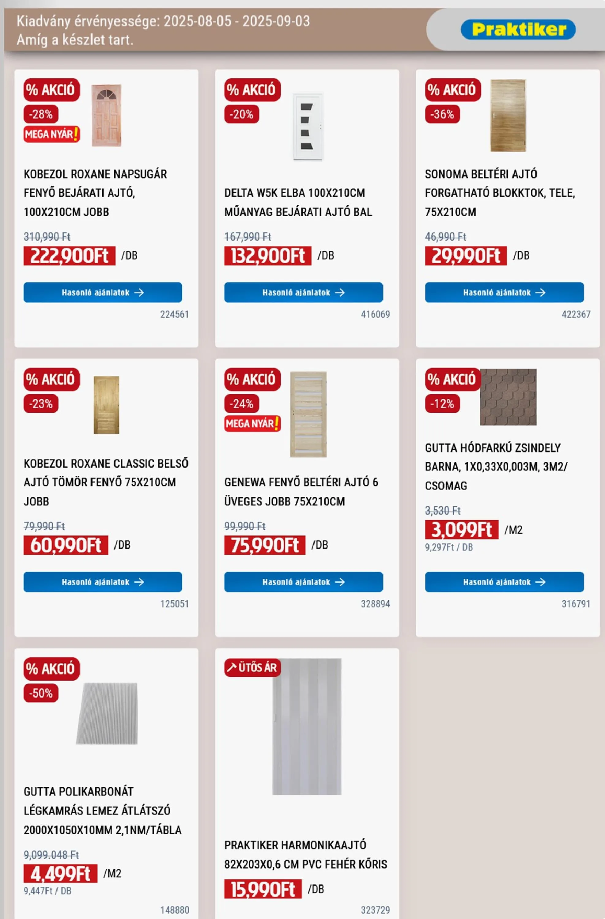 Praktiker akciós újság 08.05–09.03 – 25. oldal