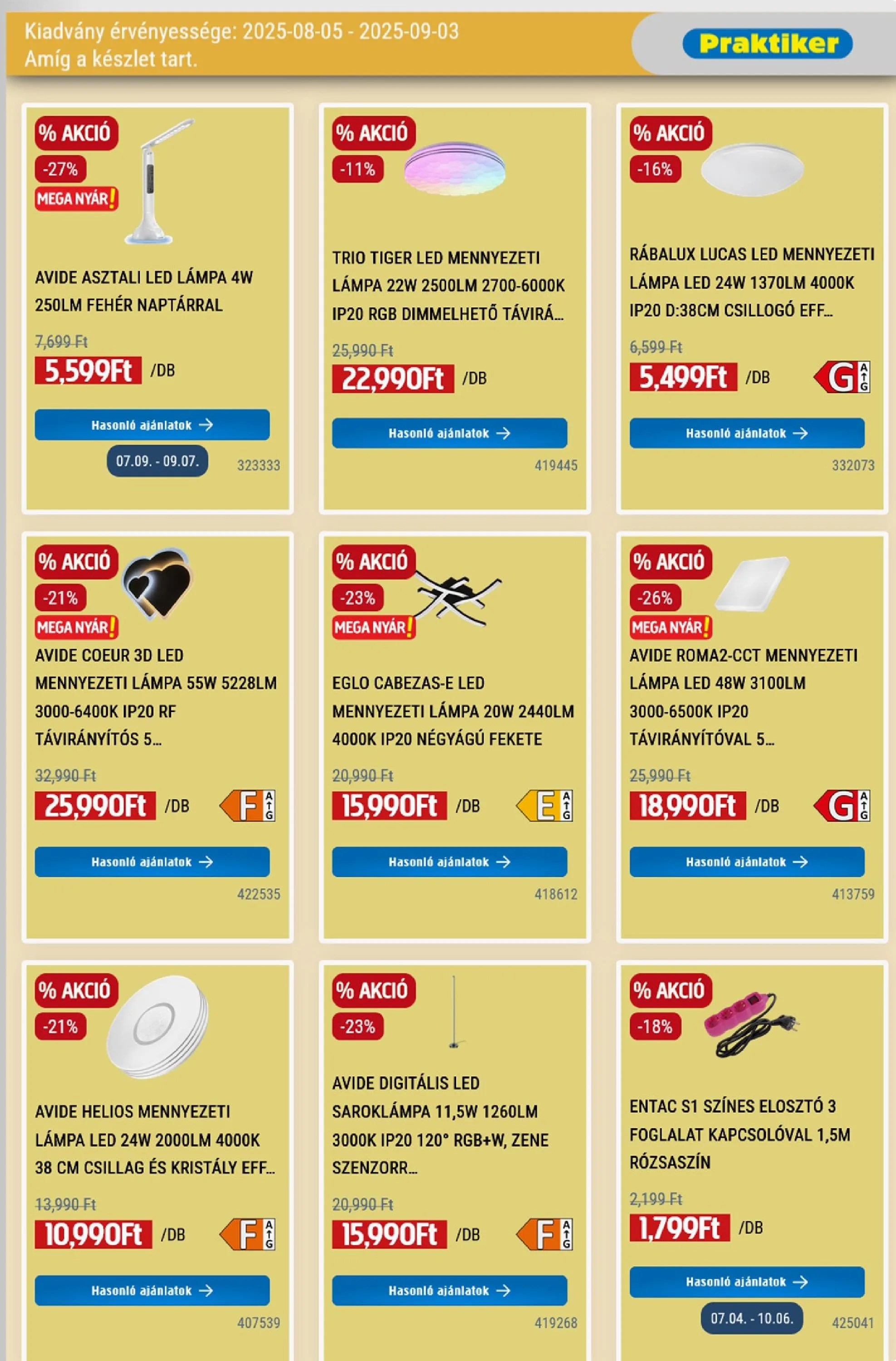 Praktiker akciós újság 08.05–09.03 – 3. oldal