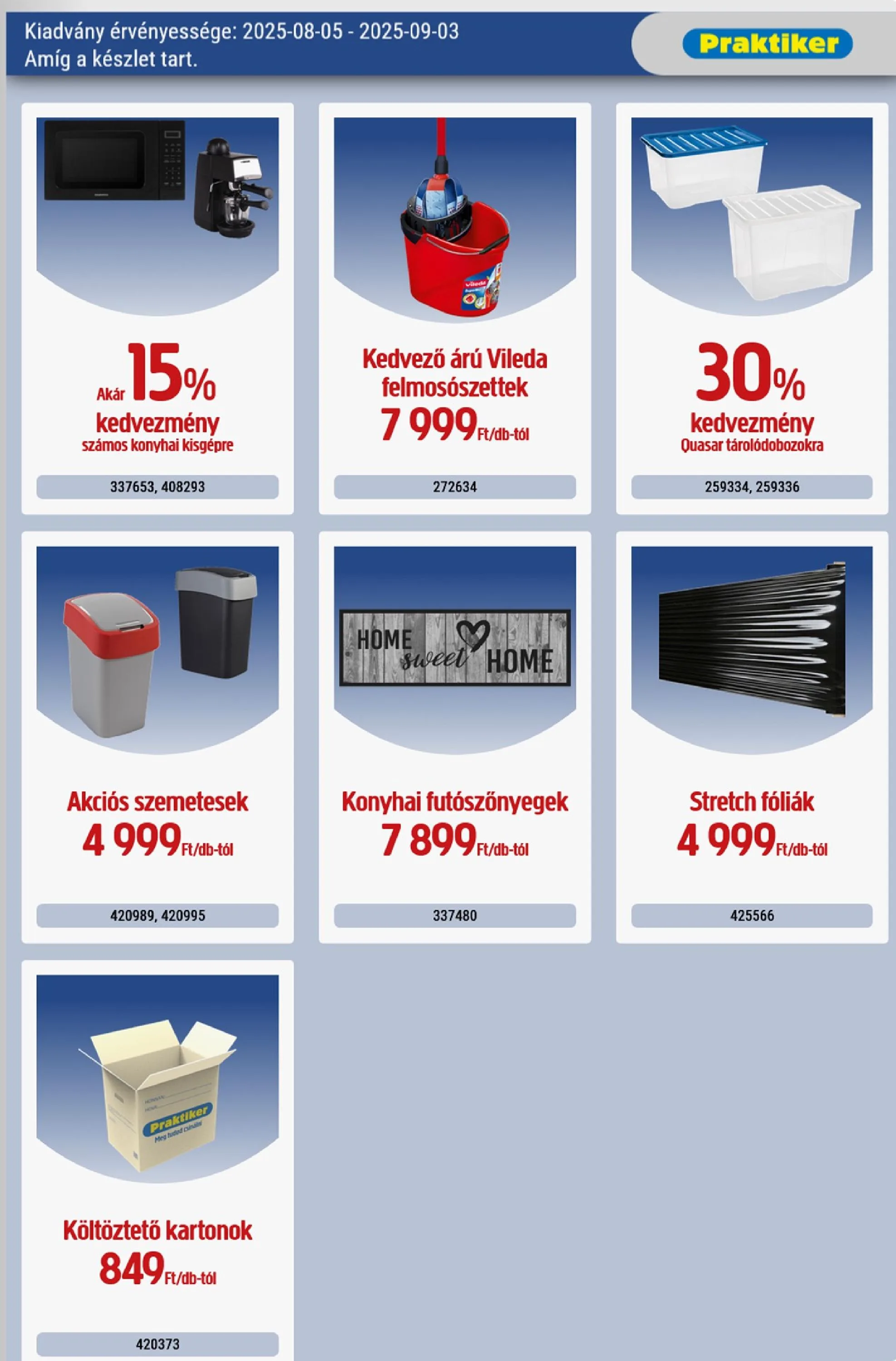 Praktiker akciós újság 08.05–09.03 – 5. oldal