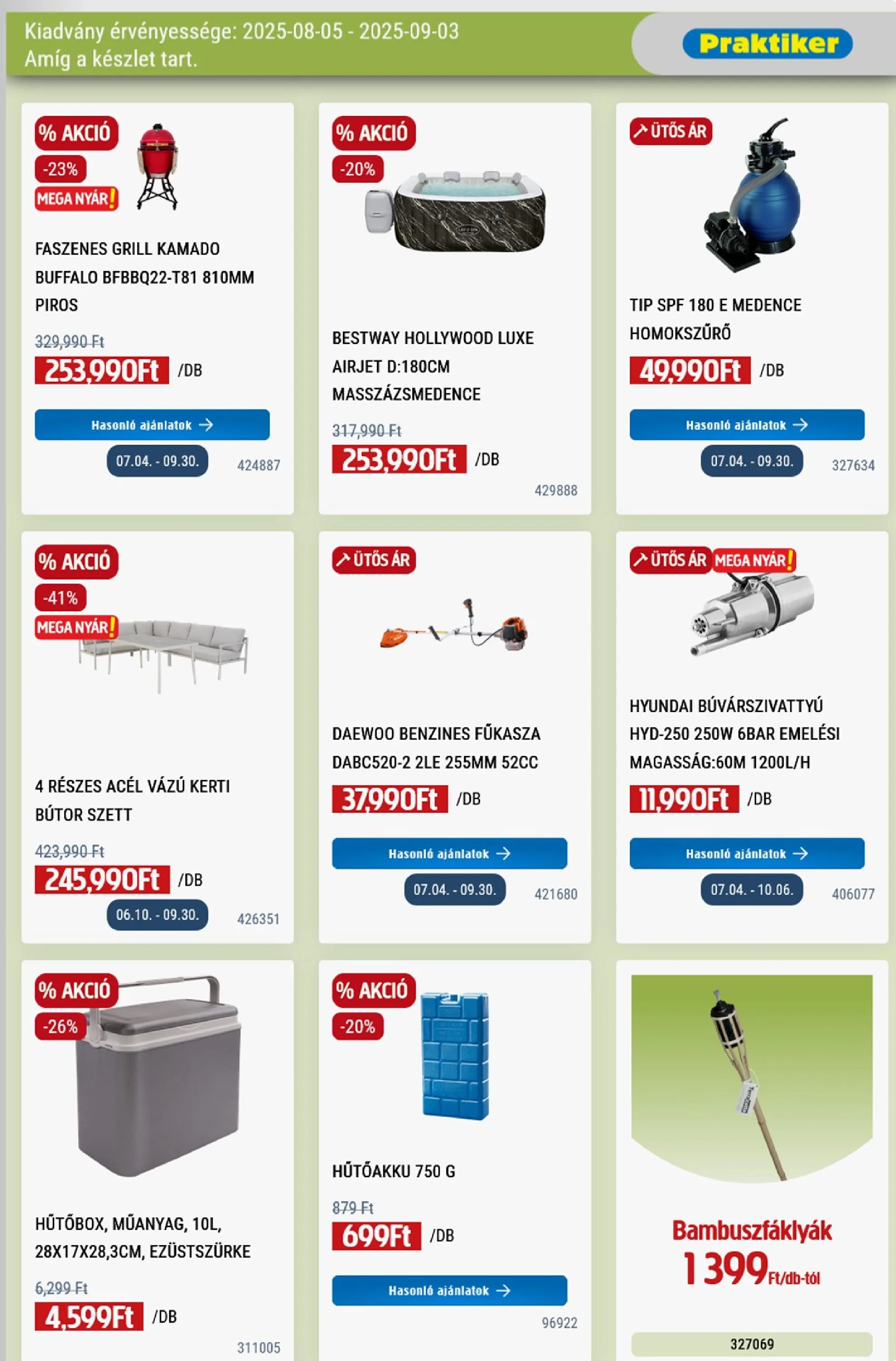 Praktiker akciós újság 08.05–09.03 – 7. oldal