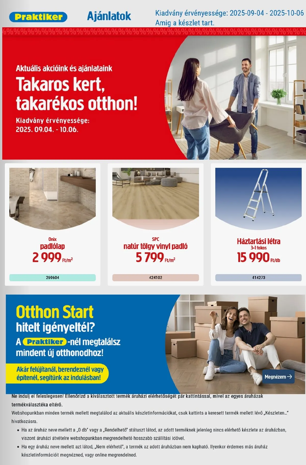 Praktiker akciós újság 09.04–10.06