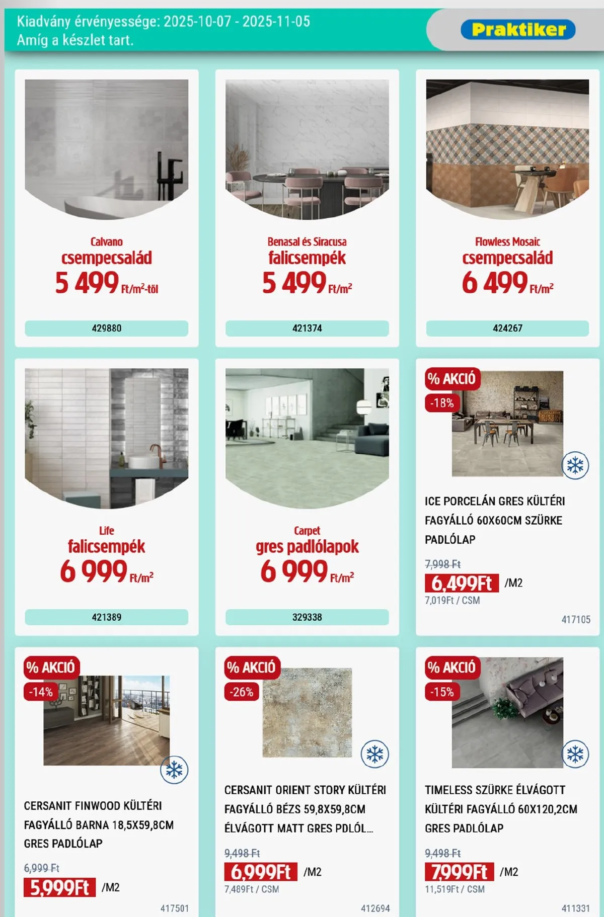 Praktiker akciós újság 10.07–11.05 – 7. oldal