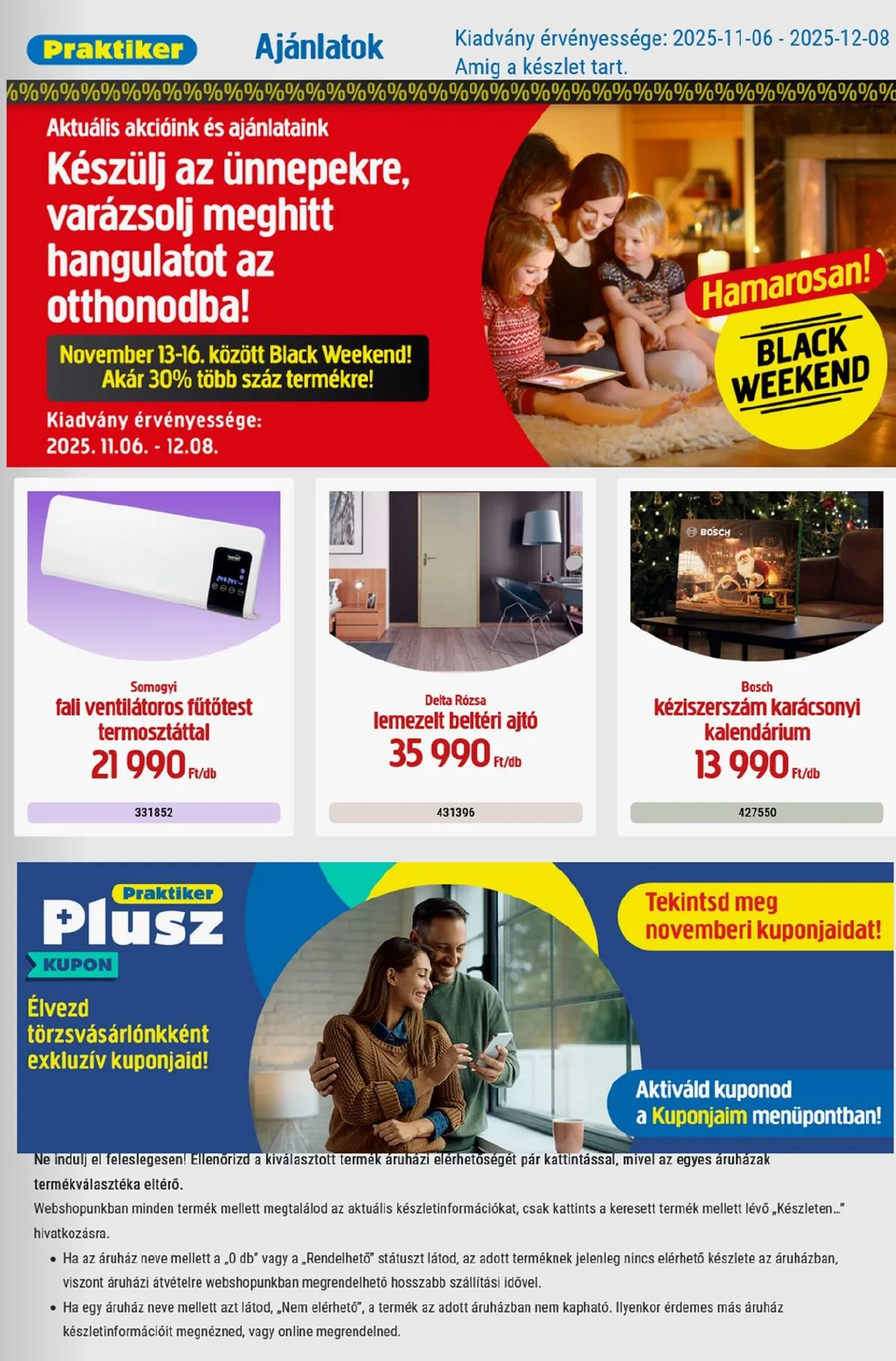 Praktiker akciós újság 11.06–12.08