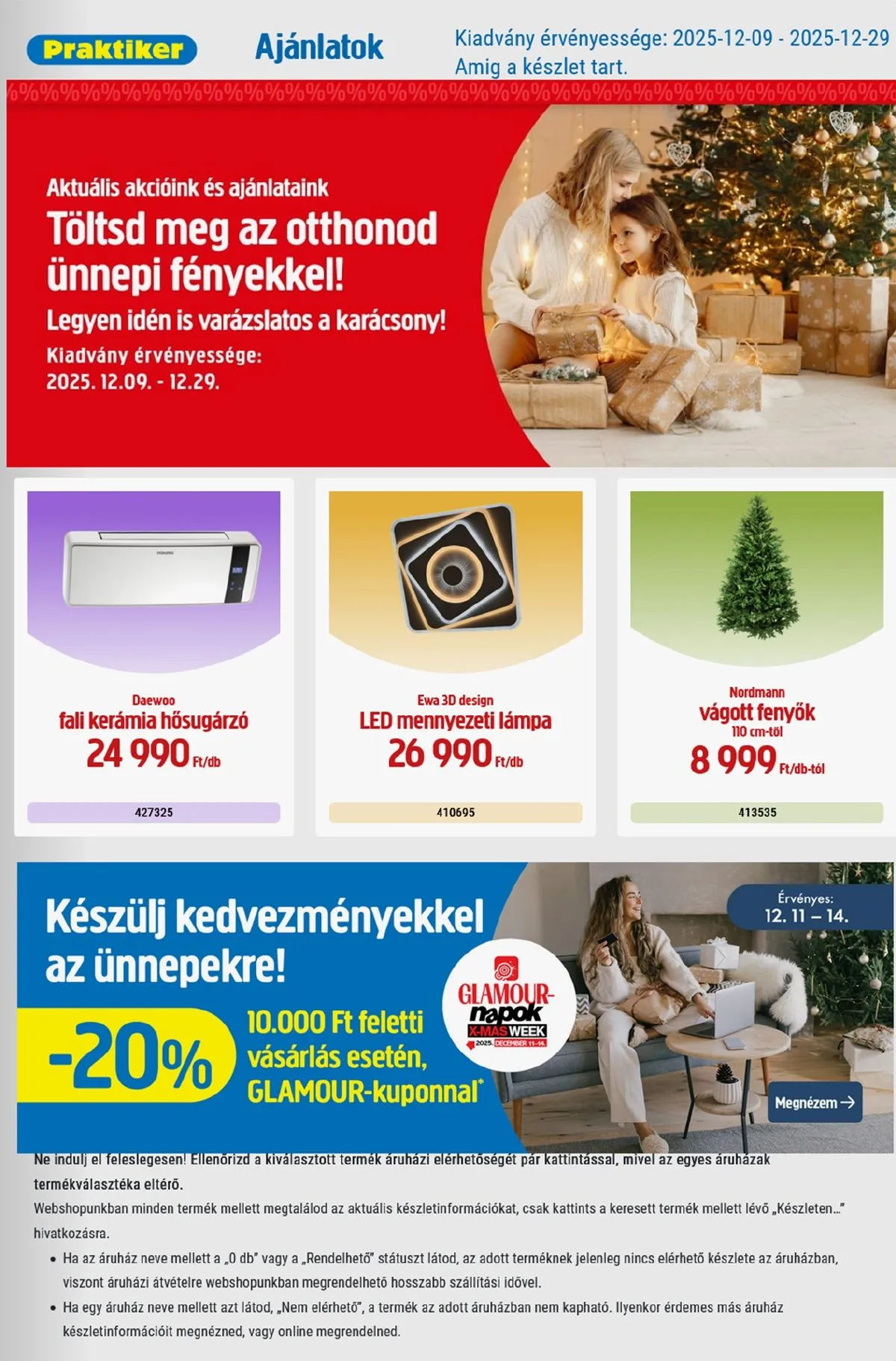 Praktiker akciós újság 12.09–12.29