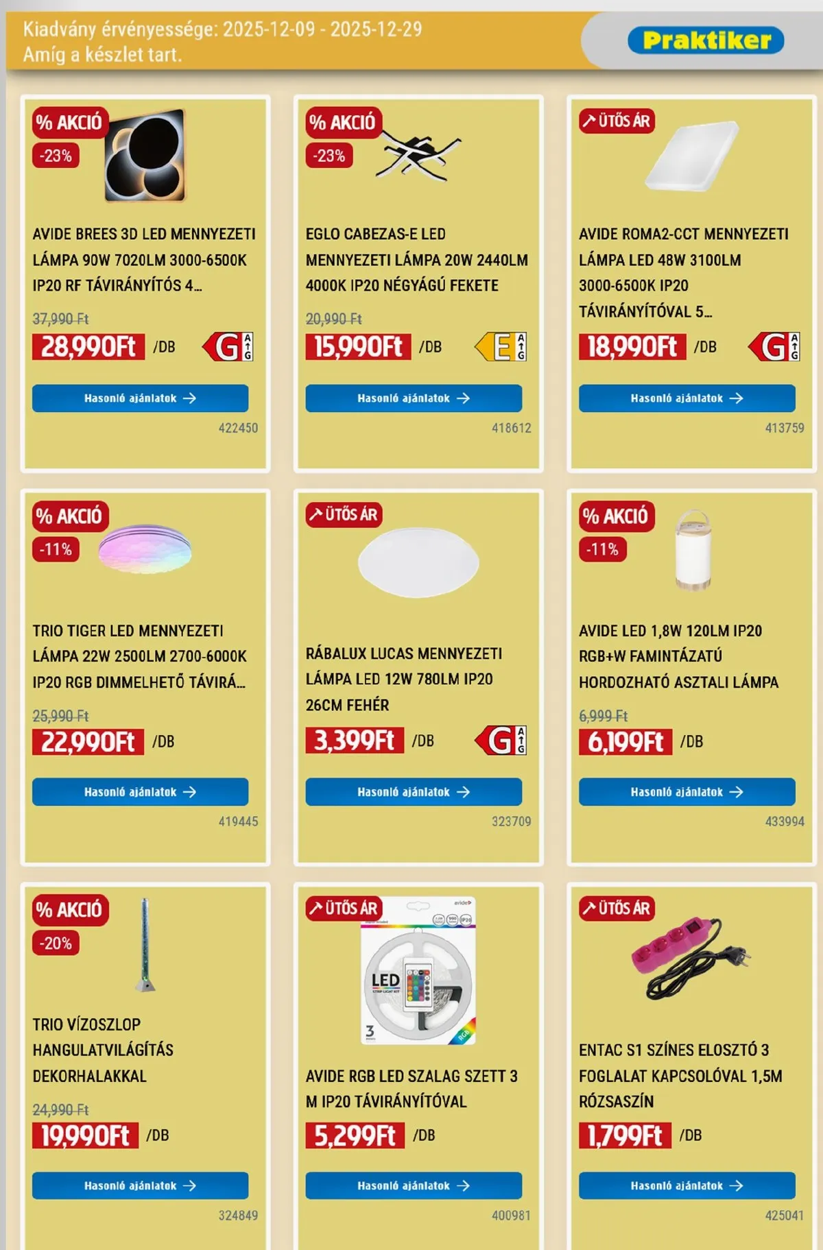 Praktiker akciós újság 12.09–12.29 – 7. oldal