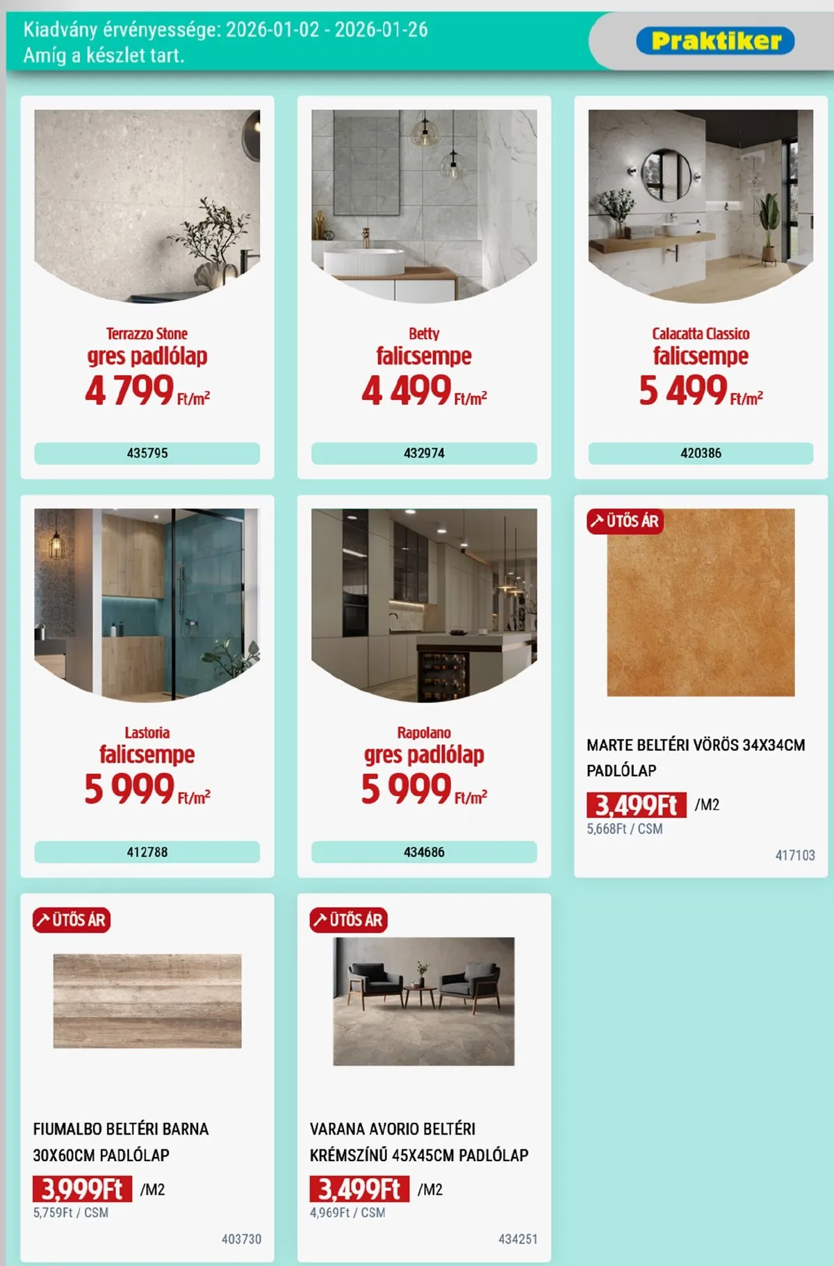 Praktiker akciós újság 01.02–01.26 – 19. oldal