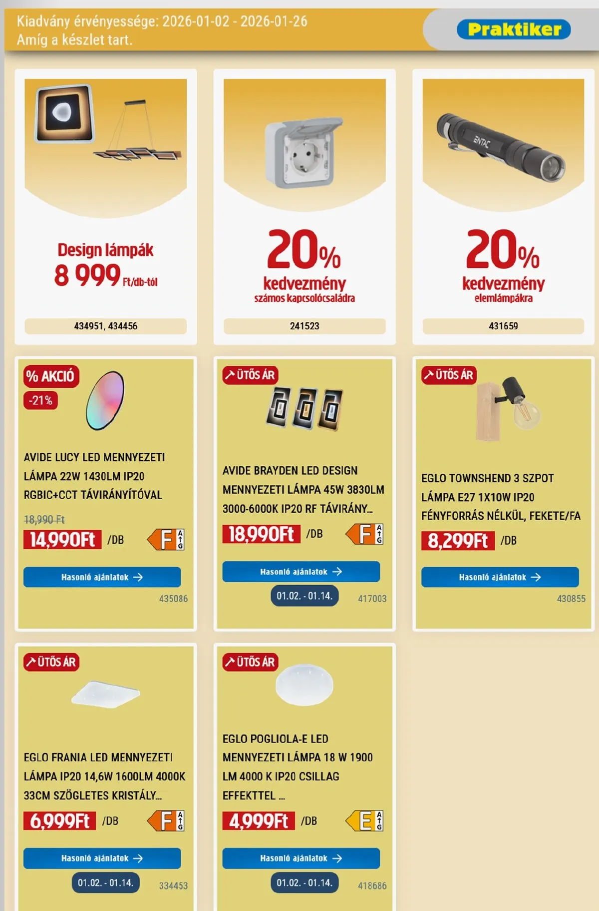 Praktiker akciós újság 01.02–01.26 – 7. oldal