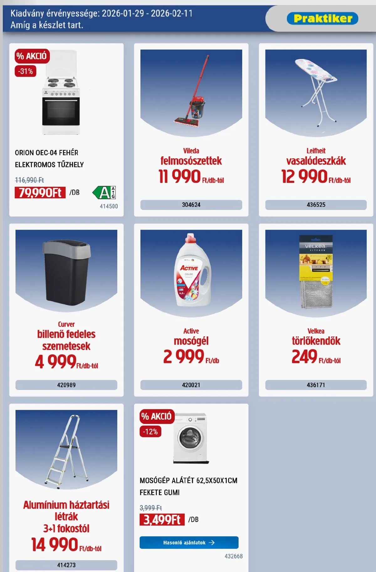 Praktiker akciós újság 01.29–02.11 – 29. oldal