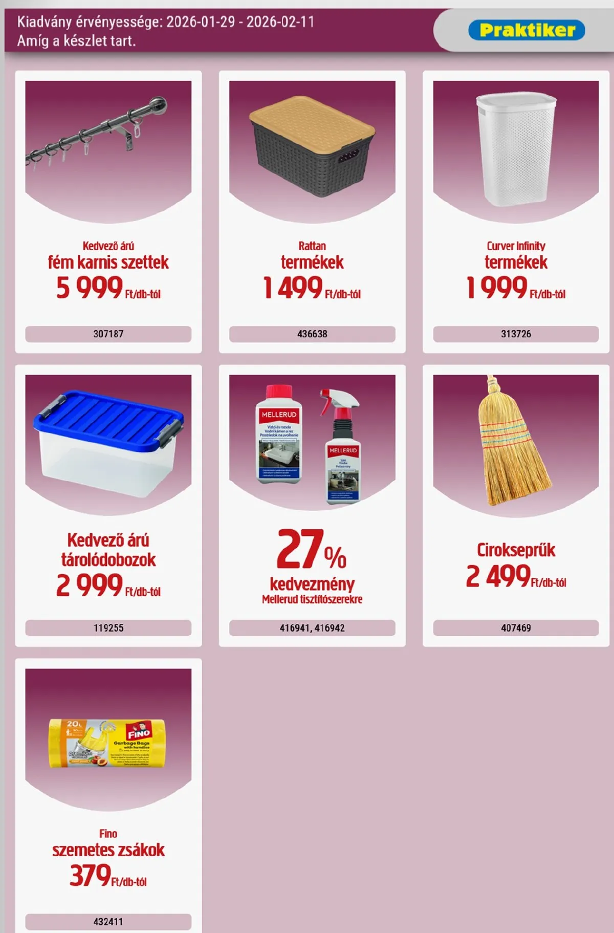 Praktiker akciós újság 01.29–02.11 – 33. oldal