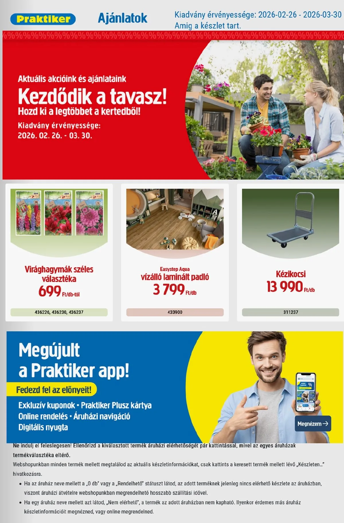 Praktiker akciós újság 02.26–03.30