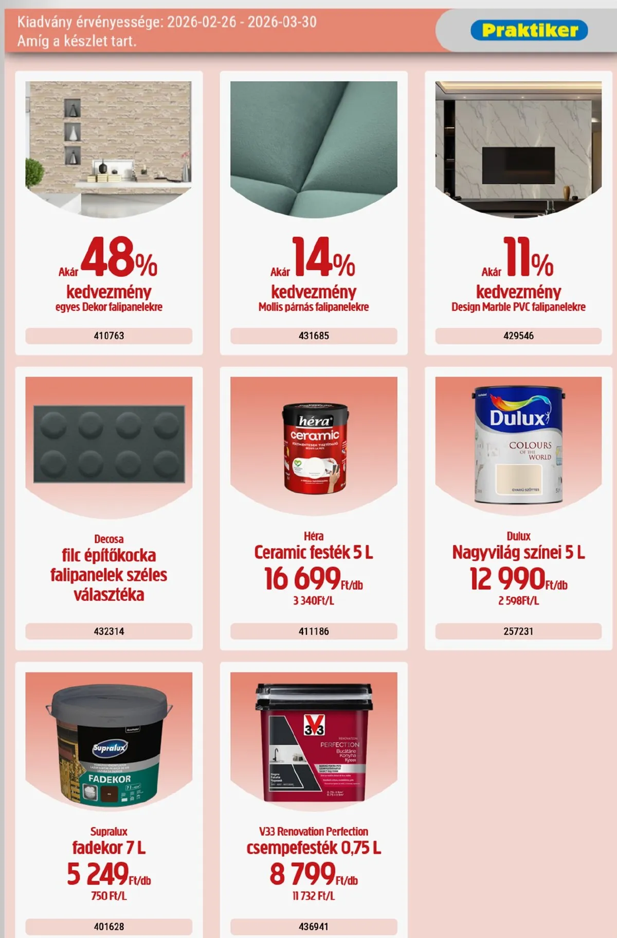 Praktiker akciós újság 02.26–03.30 – 16. oldal