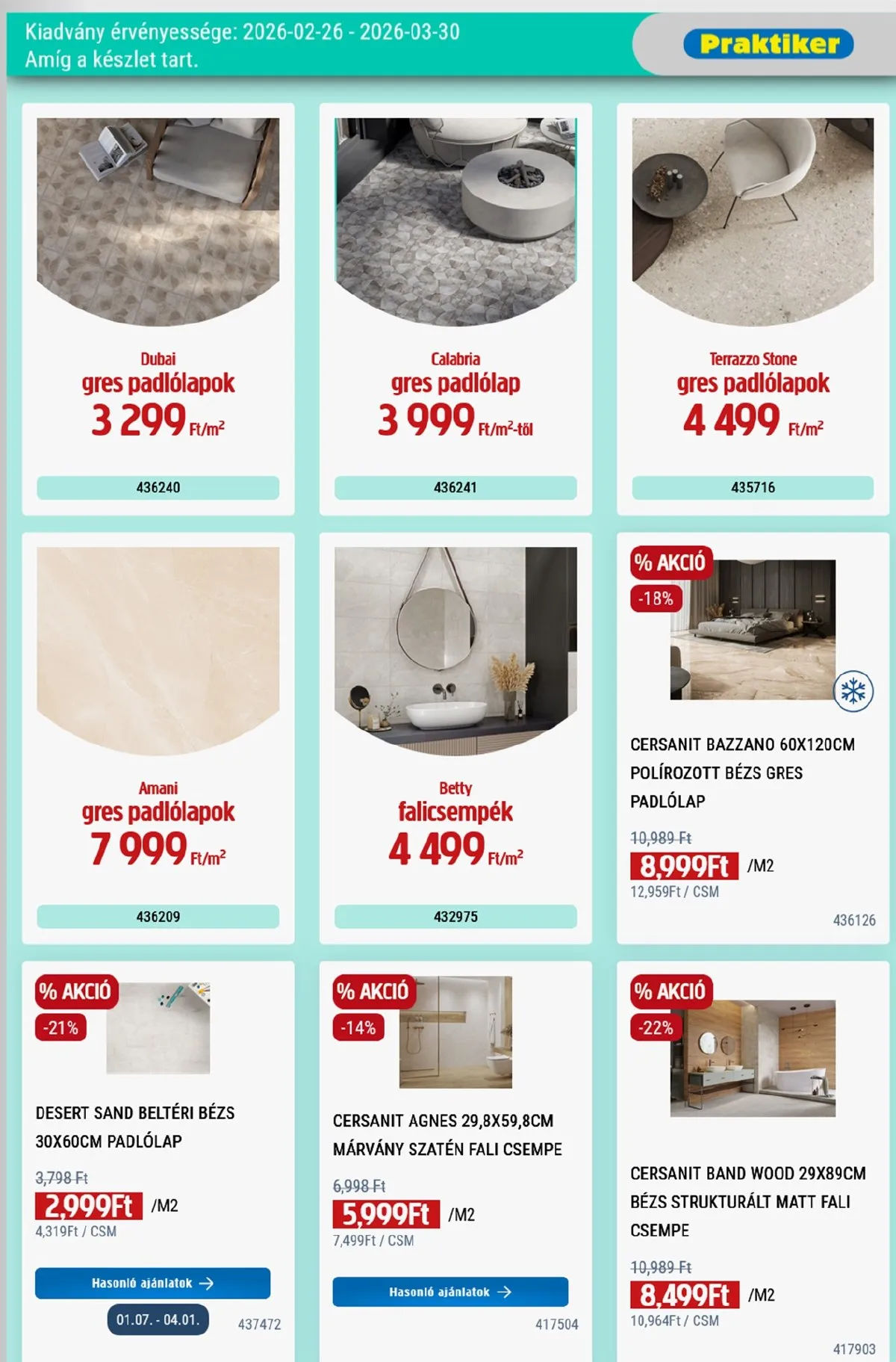 Praktiker akciós újság 02.26–03.30 – 18. oldal