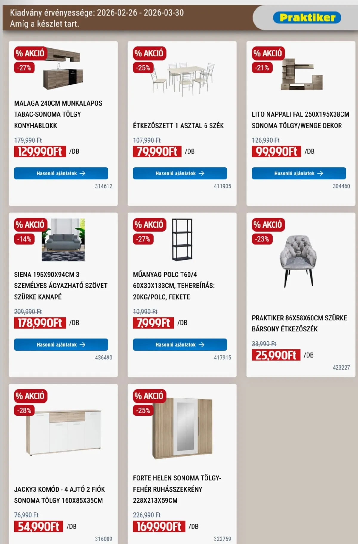Praktiker akciós újság 02.26–03.30 – 28. oldal