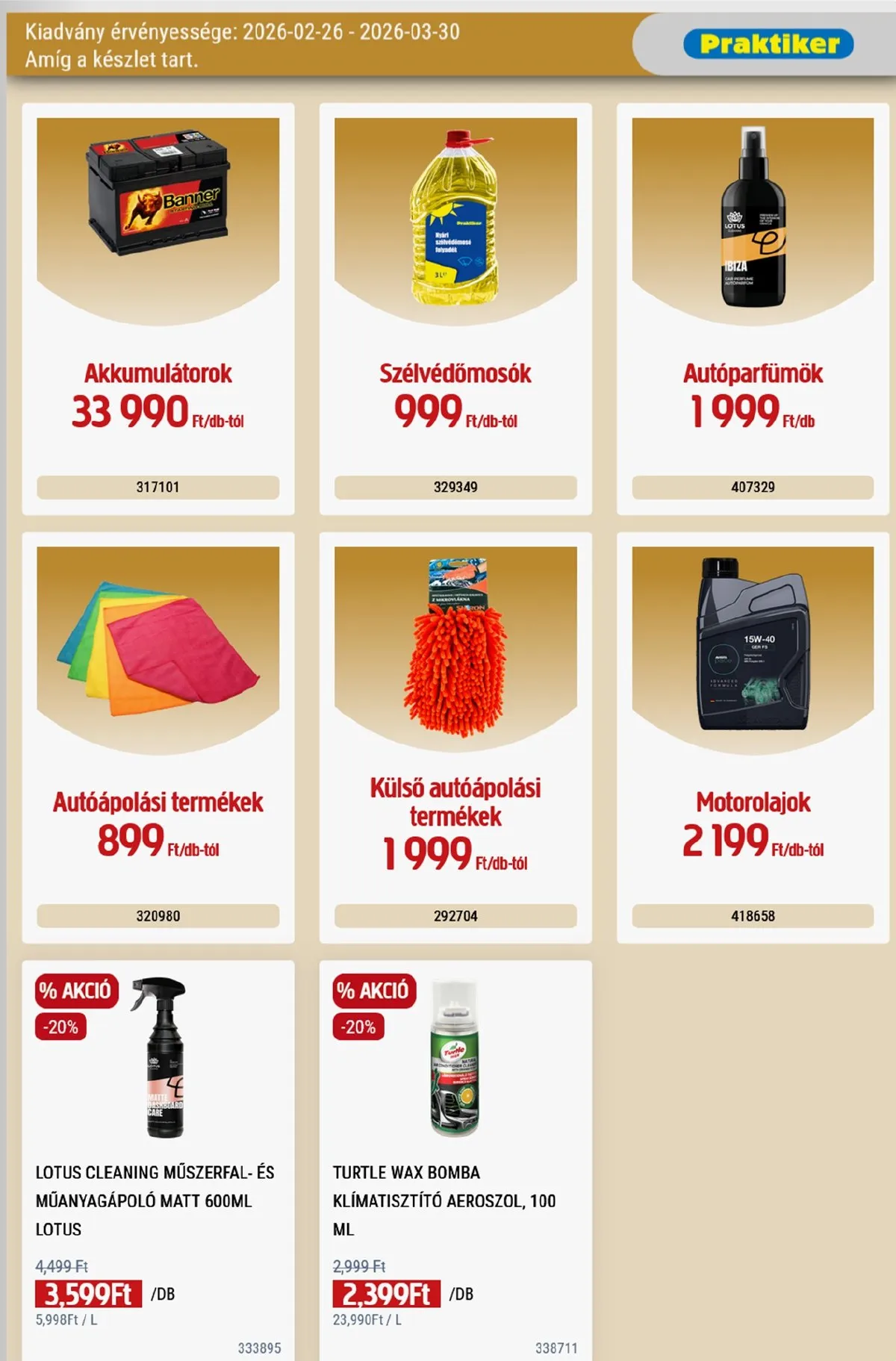 Praktiker akciós újság 02.26–03.30 – 40. oldal