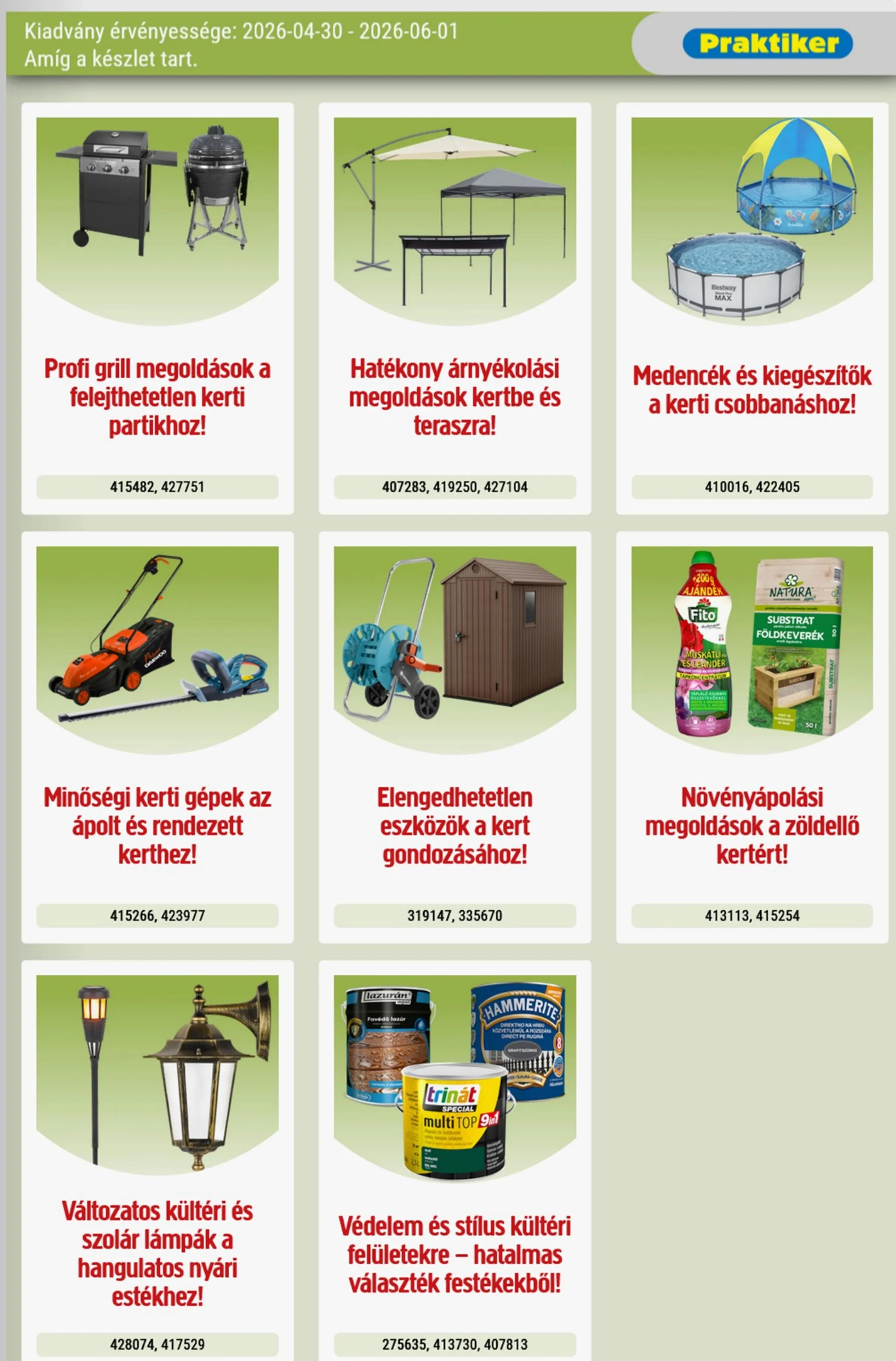 Praktiker akciós újság 04.30–06.01 – 3. oldal