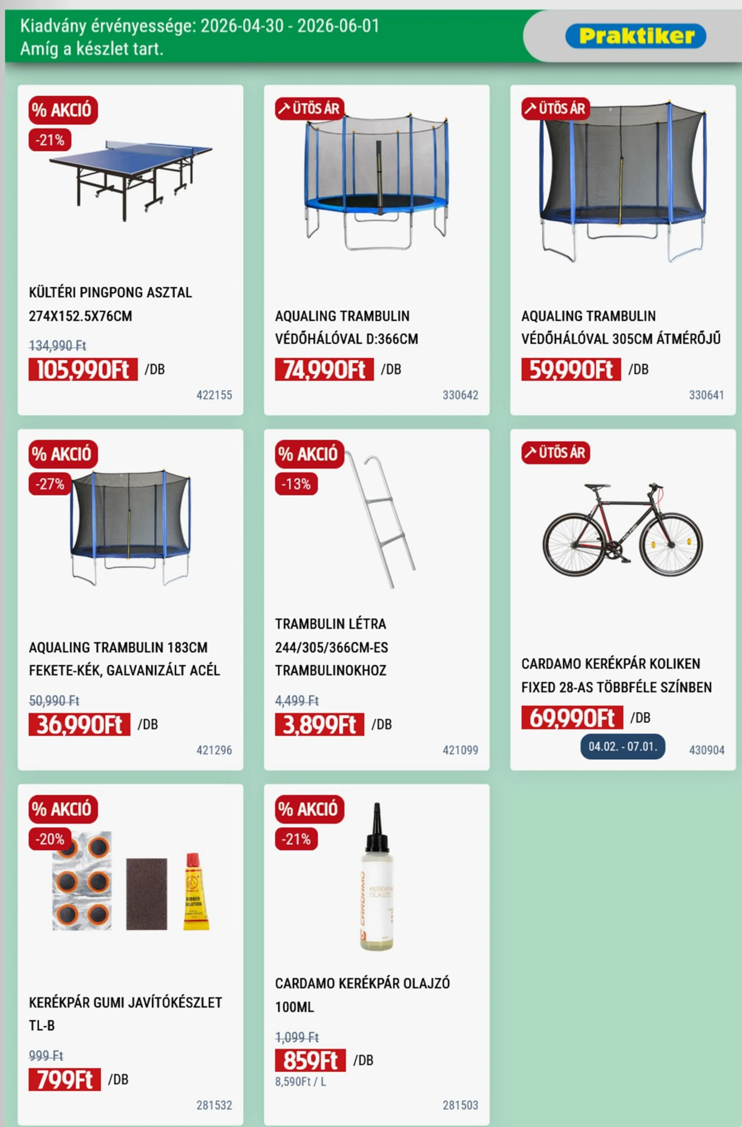 Praktiker akciós újság 04.30–06.01 – 31. oldal