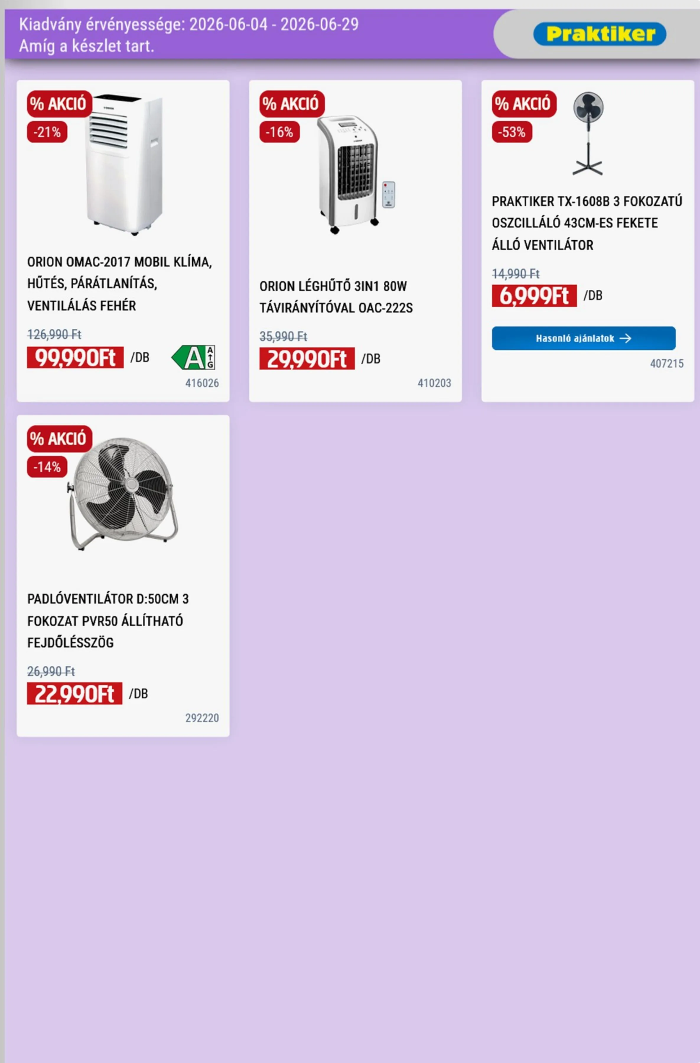 Praktiker akciós újság 06.04–06.29 – 11. oldal