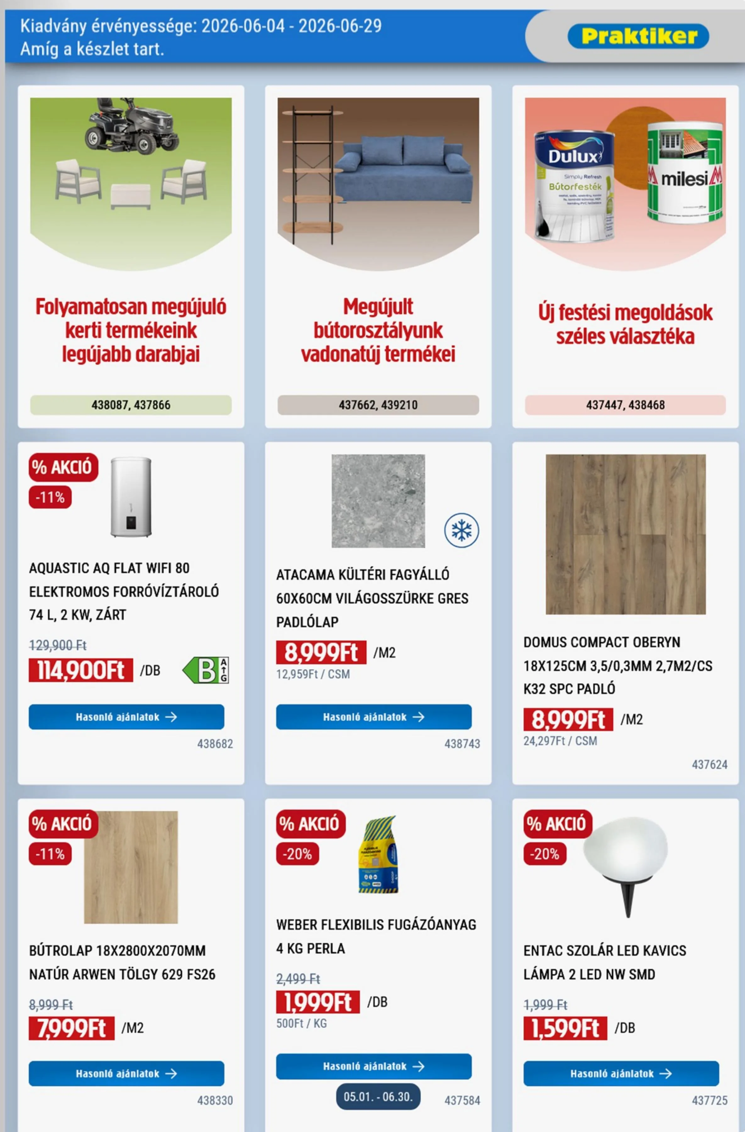 Praktiker akciós újság 06.04–06.29 – 29. oldal