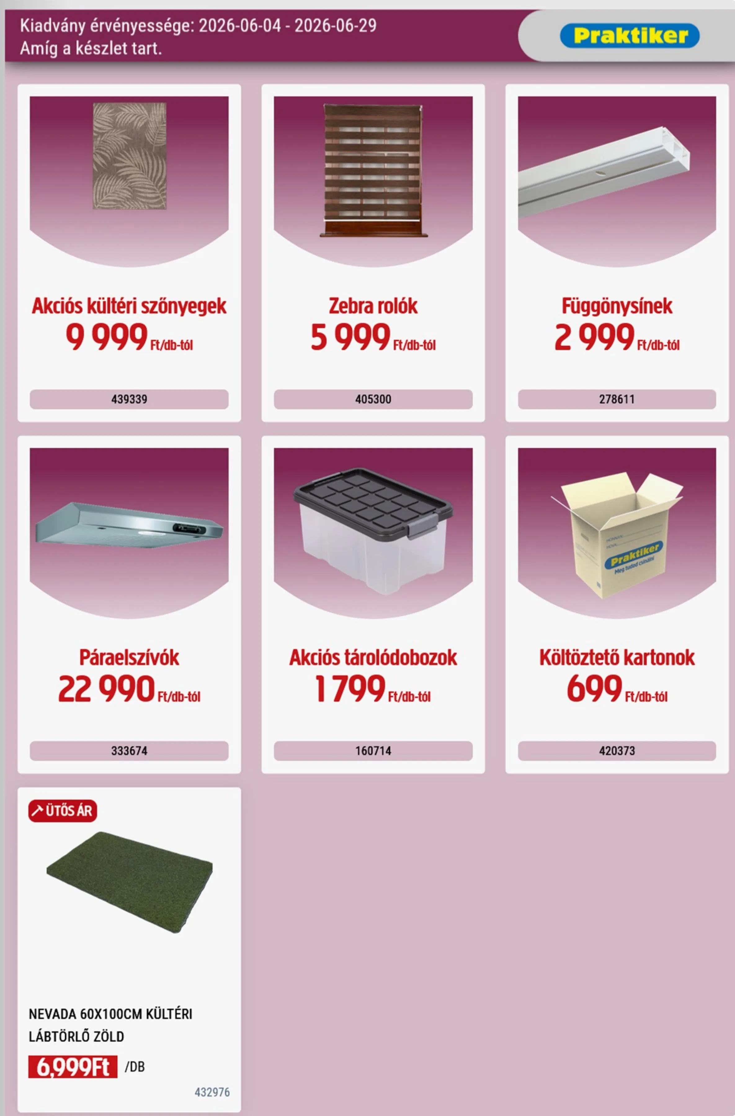 Praktiker akciós újság 06.04–06.29 – 33. oldal