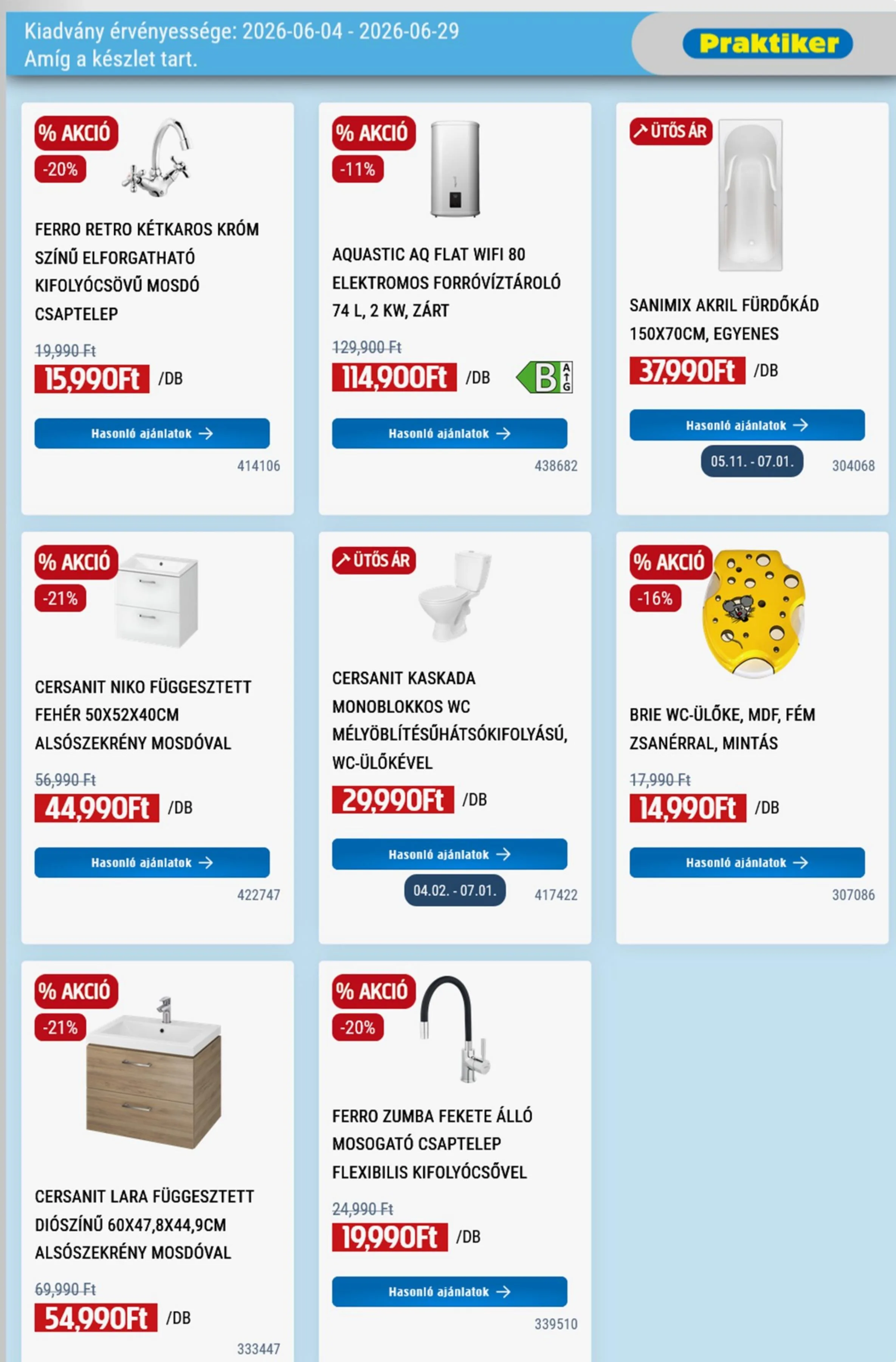 Praktiker akciós újság 06.04–06.29 – 7. oldal