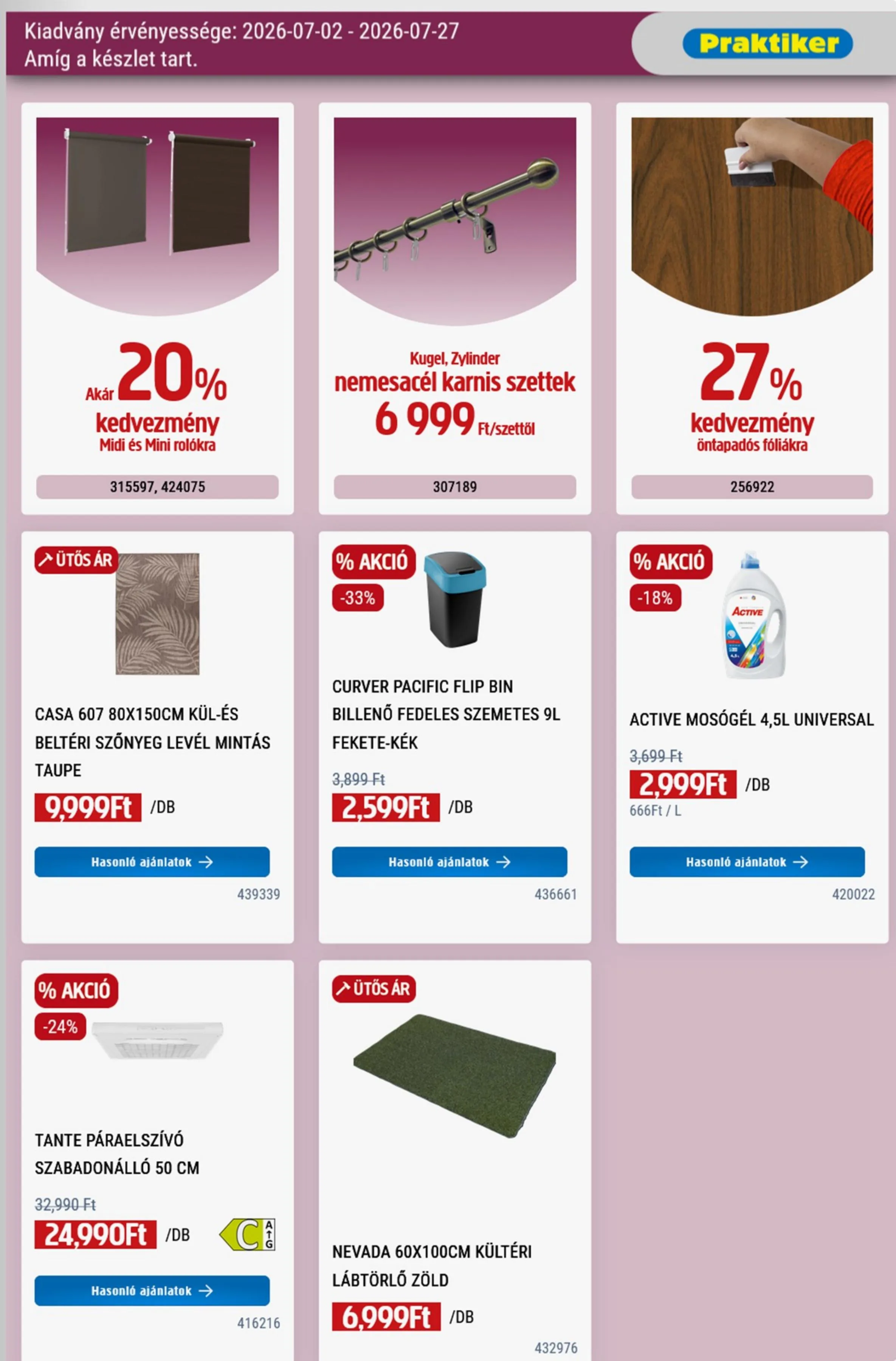 Praktiker akciós újság 07.02–07.27 – 37. oldal