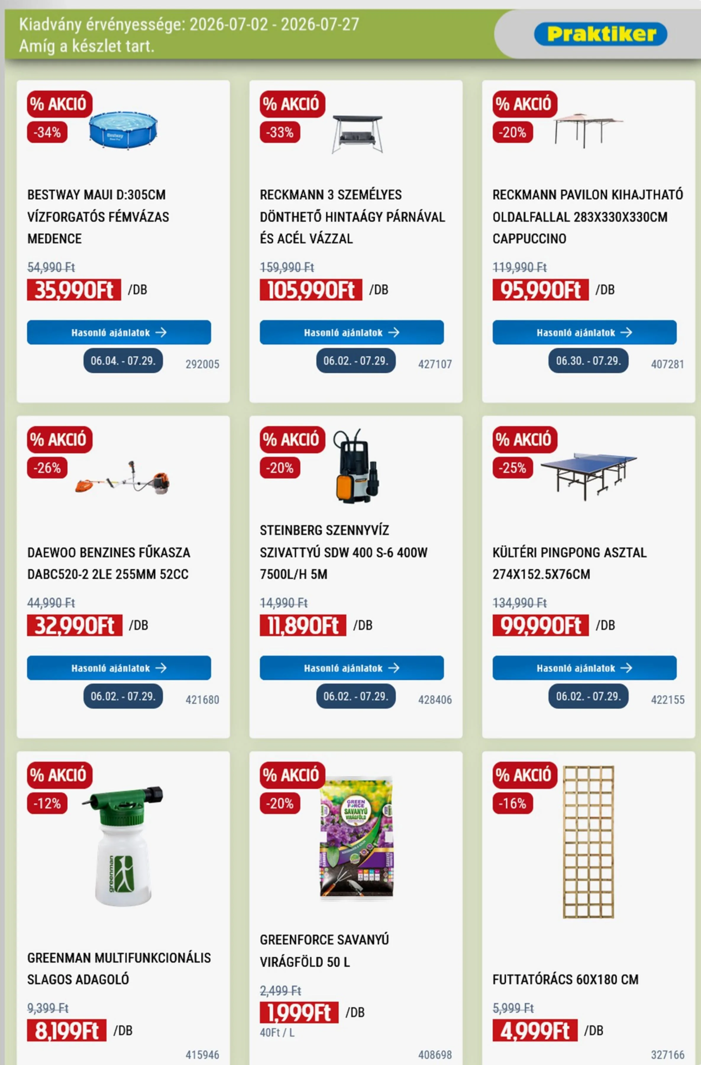Praktiker akciós újság 07.02–07.27 – 5. oldal