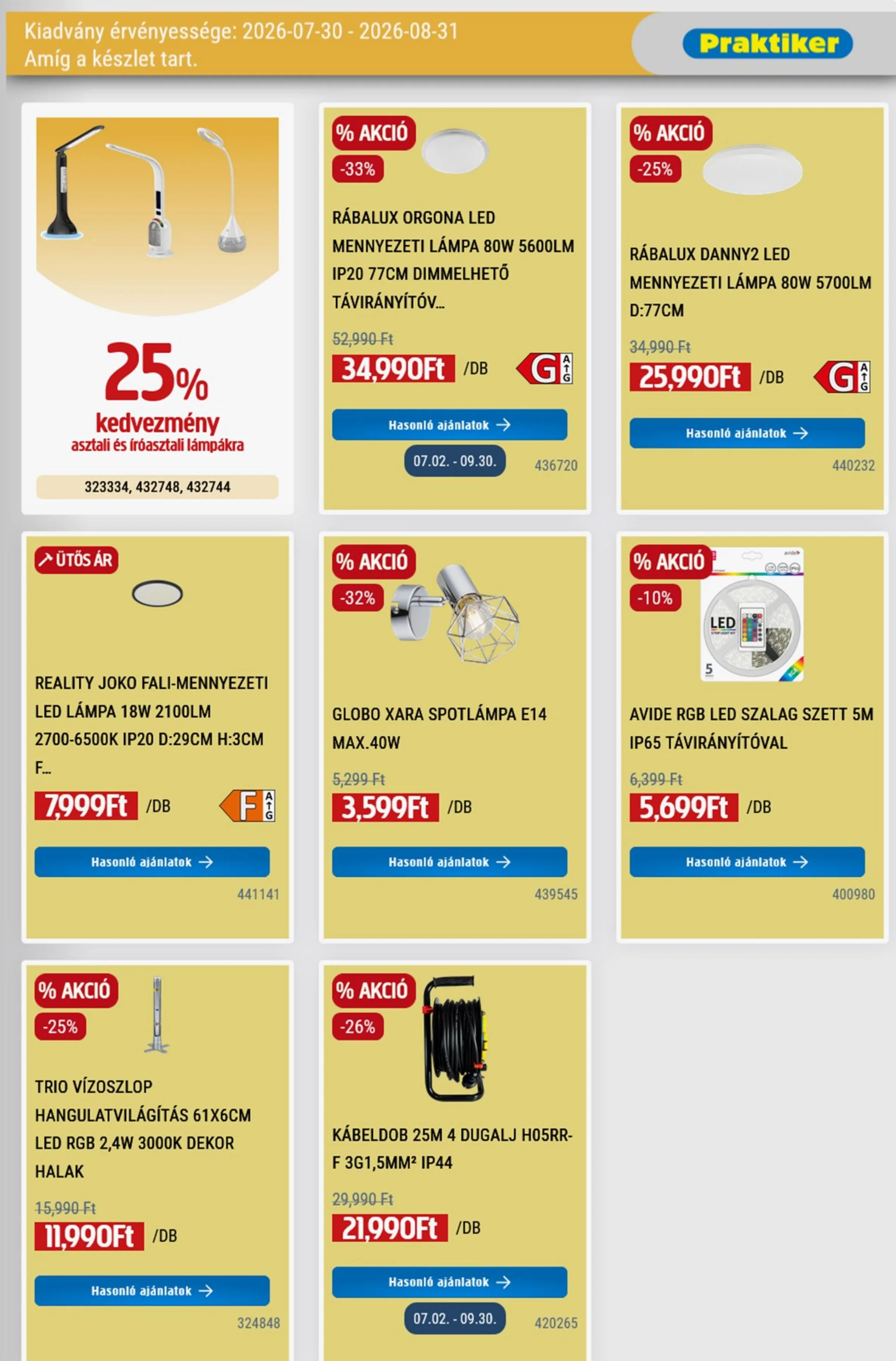 Praktiker akciós újság 07.30–08.31 – 15. oldal