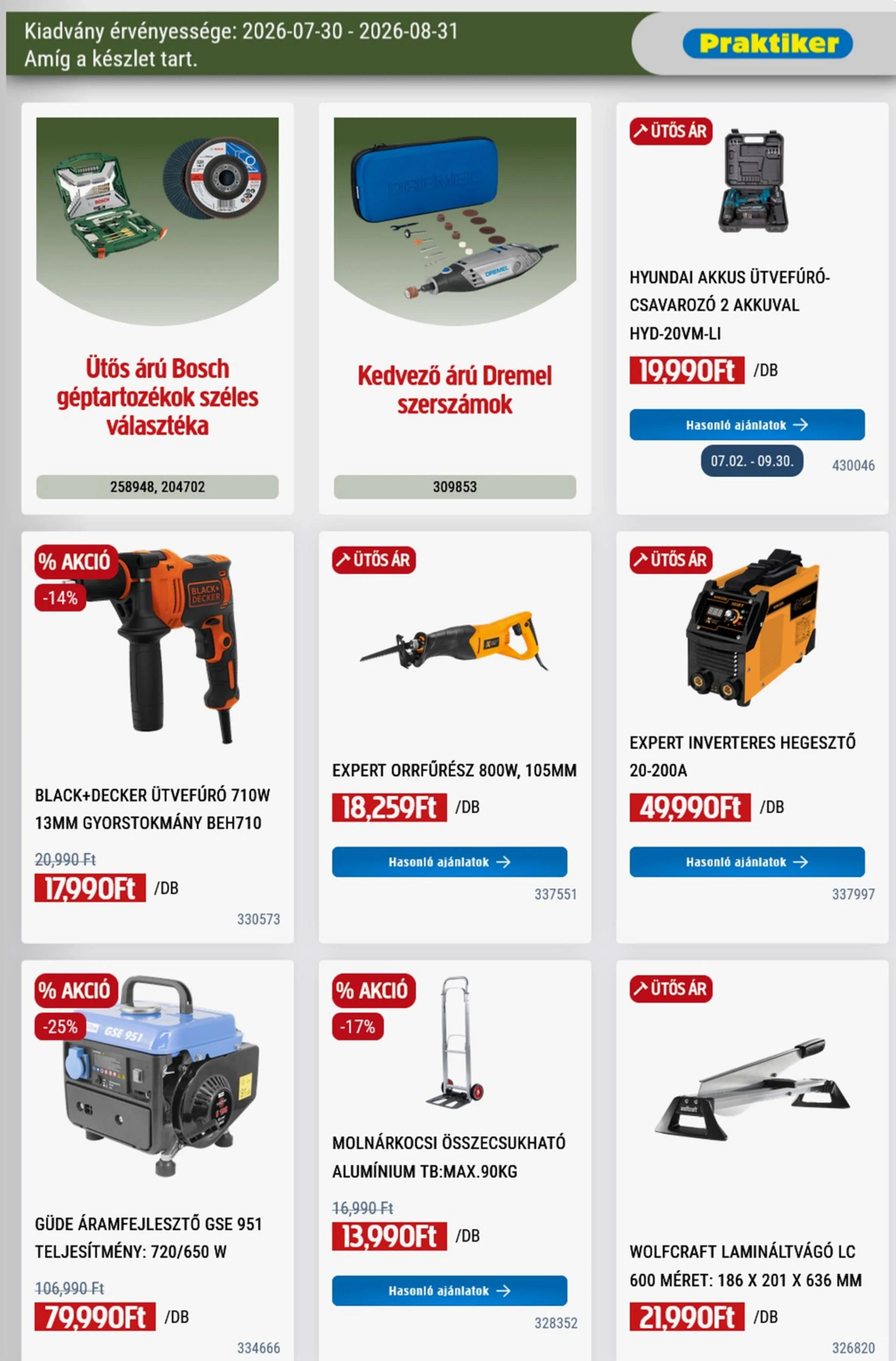 Praktiker akciós újság 07.30–08.31 – 27. oldal