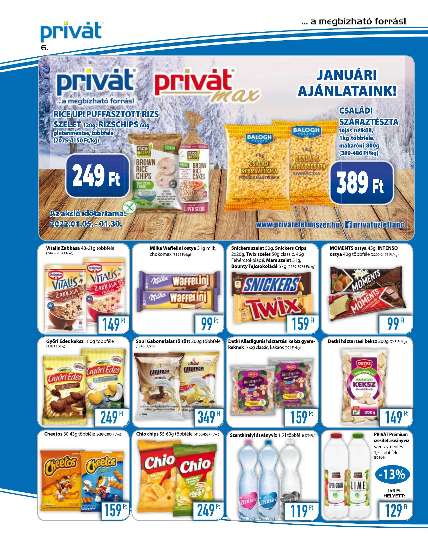 Privát akciós újság 01.05–01.16 – 6. oldal