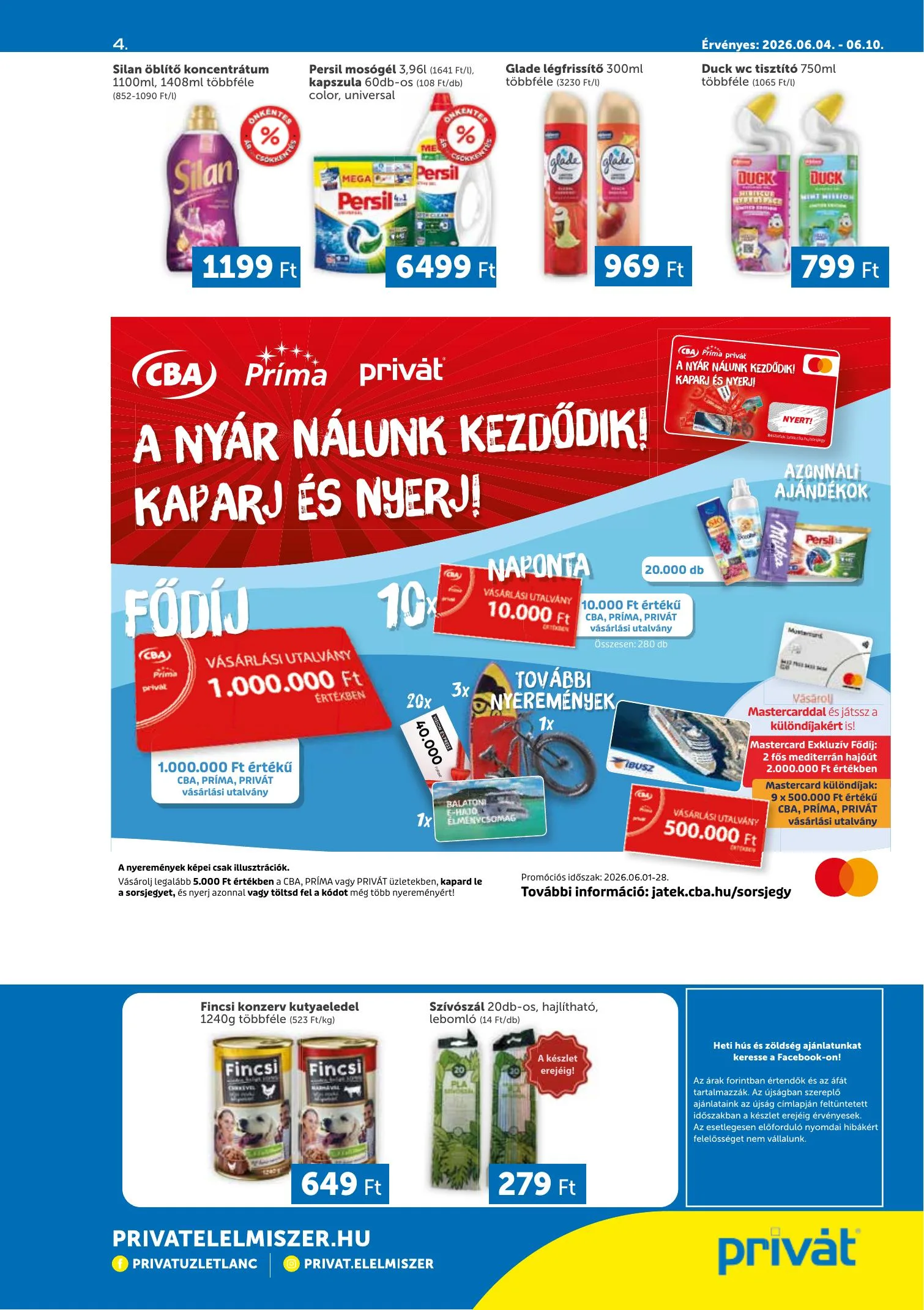 Privát akciós újság 06.04–06.10 – 4. oldal