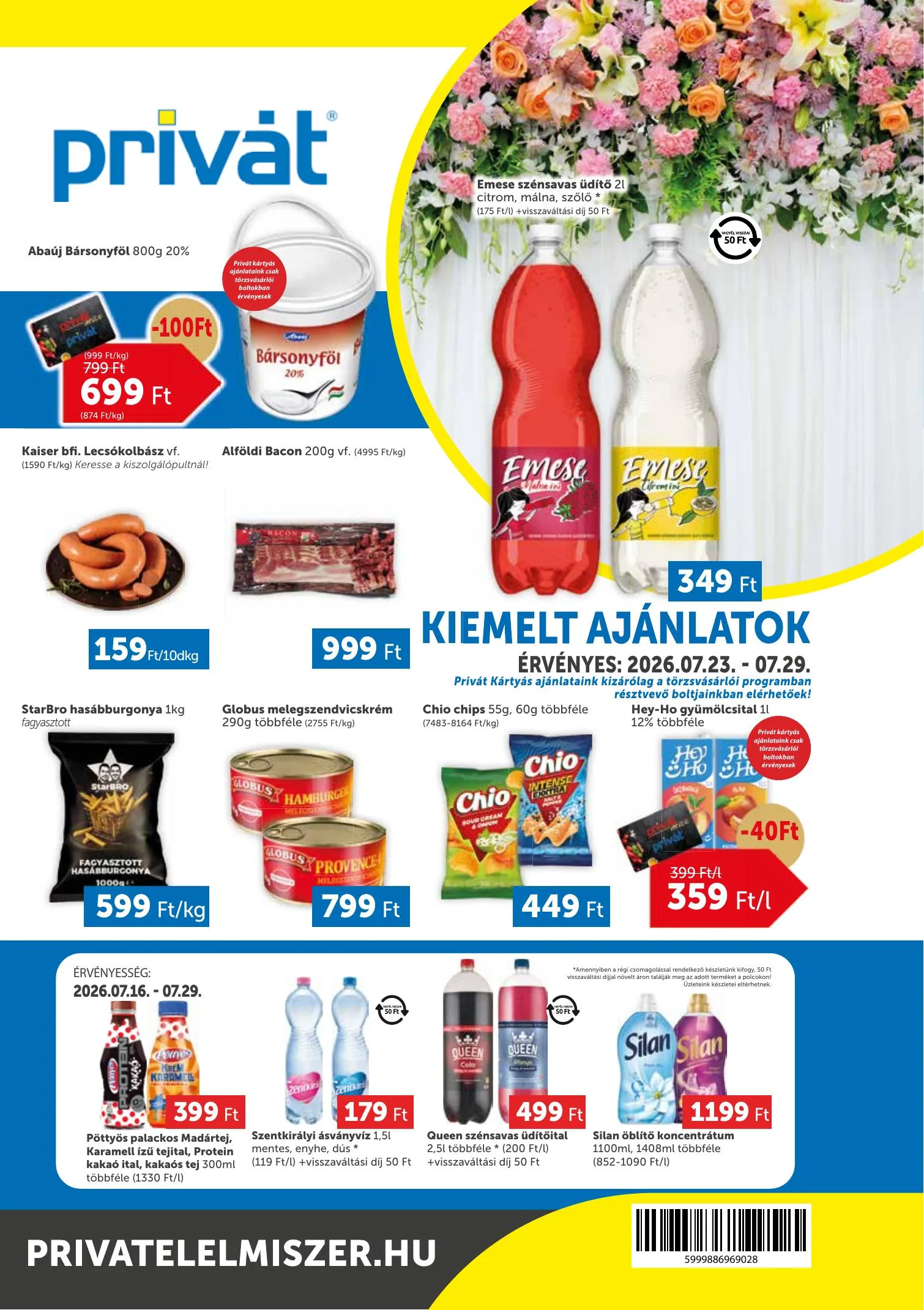 Privát akciós újság 07.23–07.29
