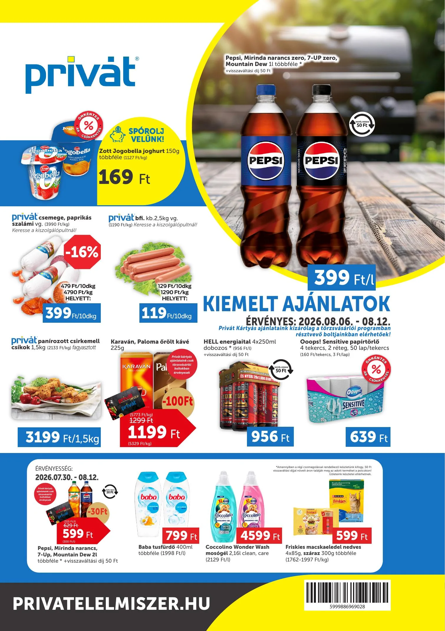 Privát akciós újság 08.06–08.12
