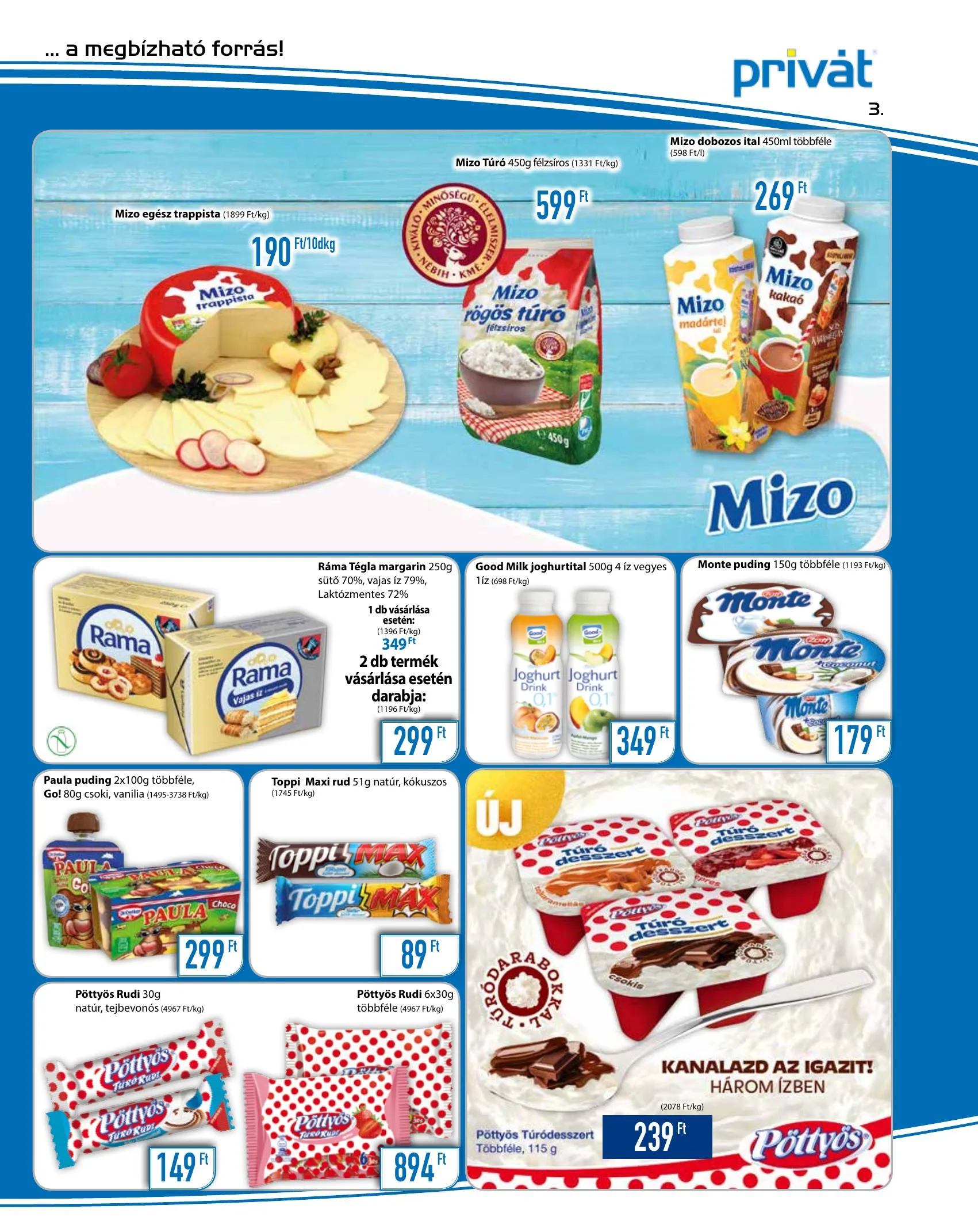 Privát akciós újság Élelmiszer 09.01–09.12 – 3. oldal