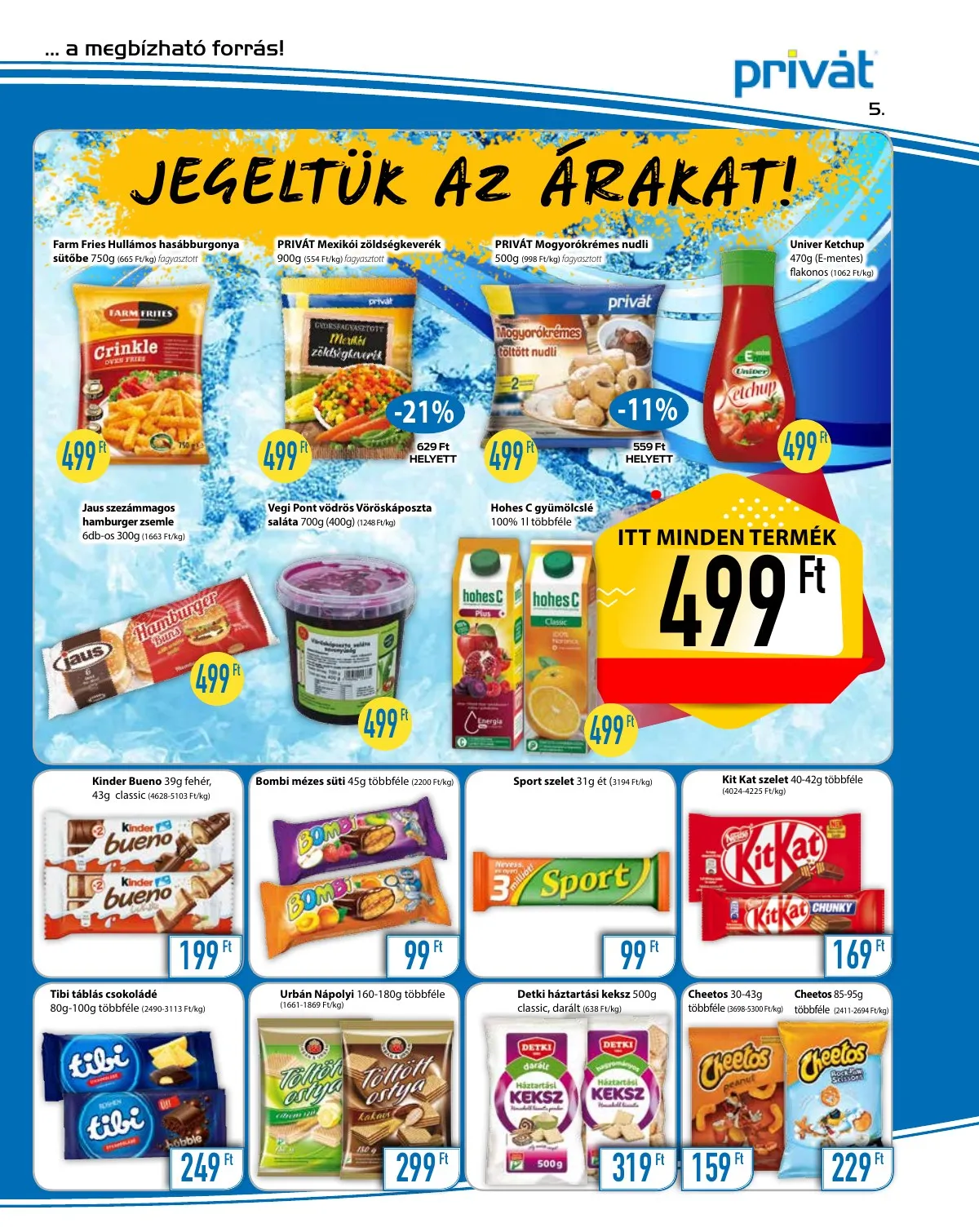 Privát akciós újság Élelmiszer 02.02–02.13 – 5. oldal