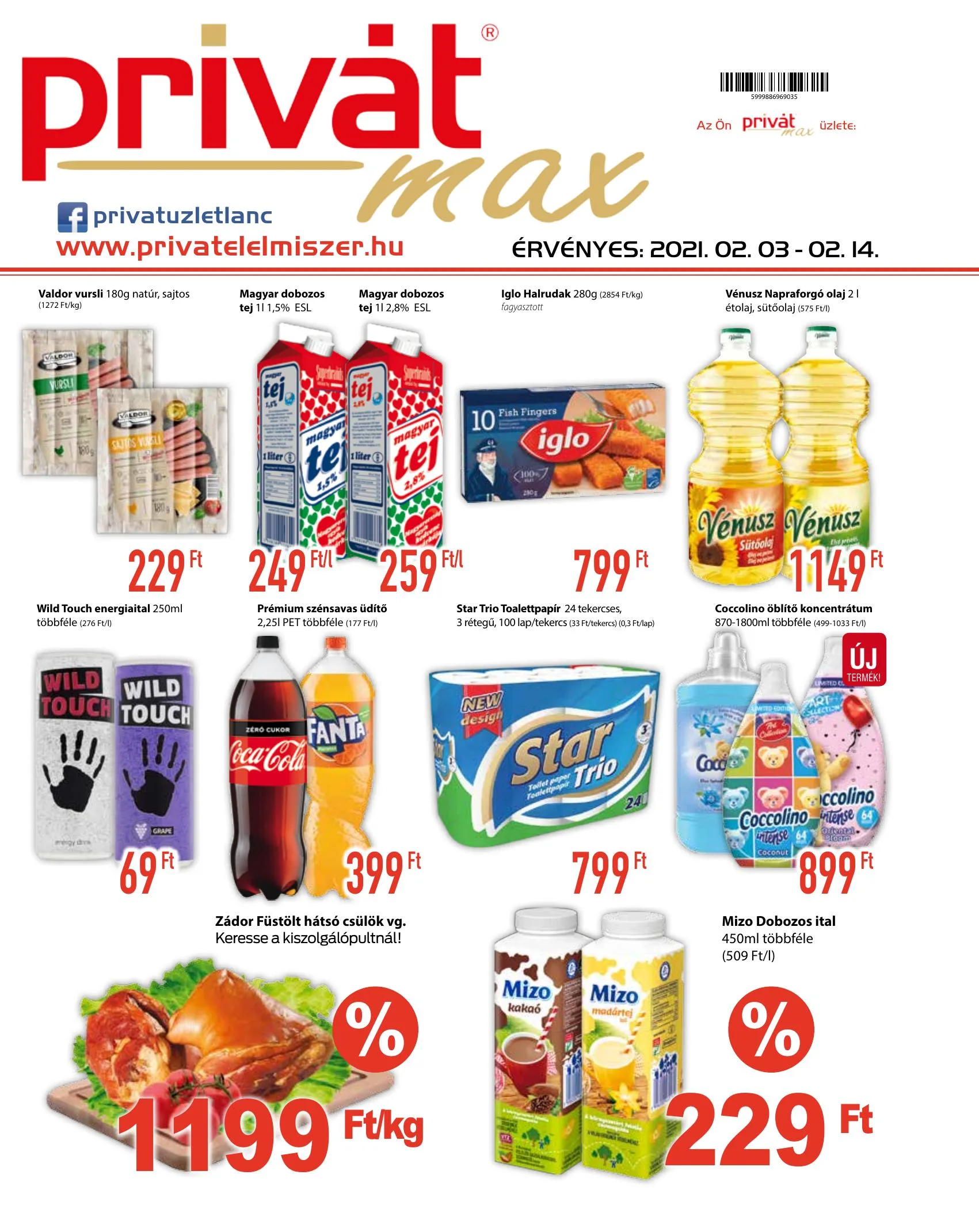 Privát akciós újság Max 02.03–02.14