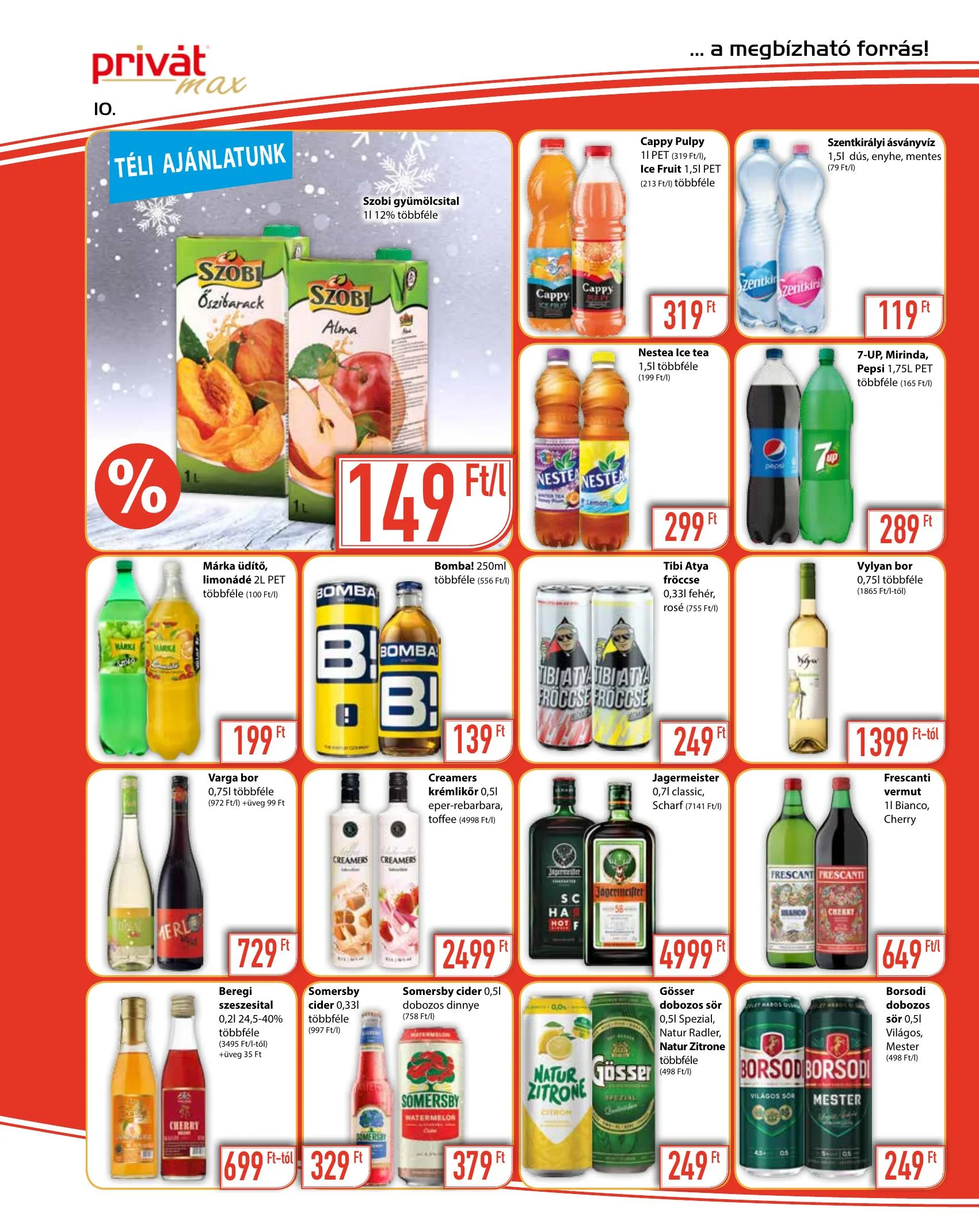 Privát akciós újság Max 02.03–02.14 – 10. oldal