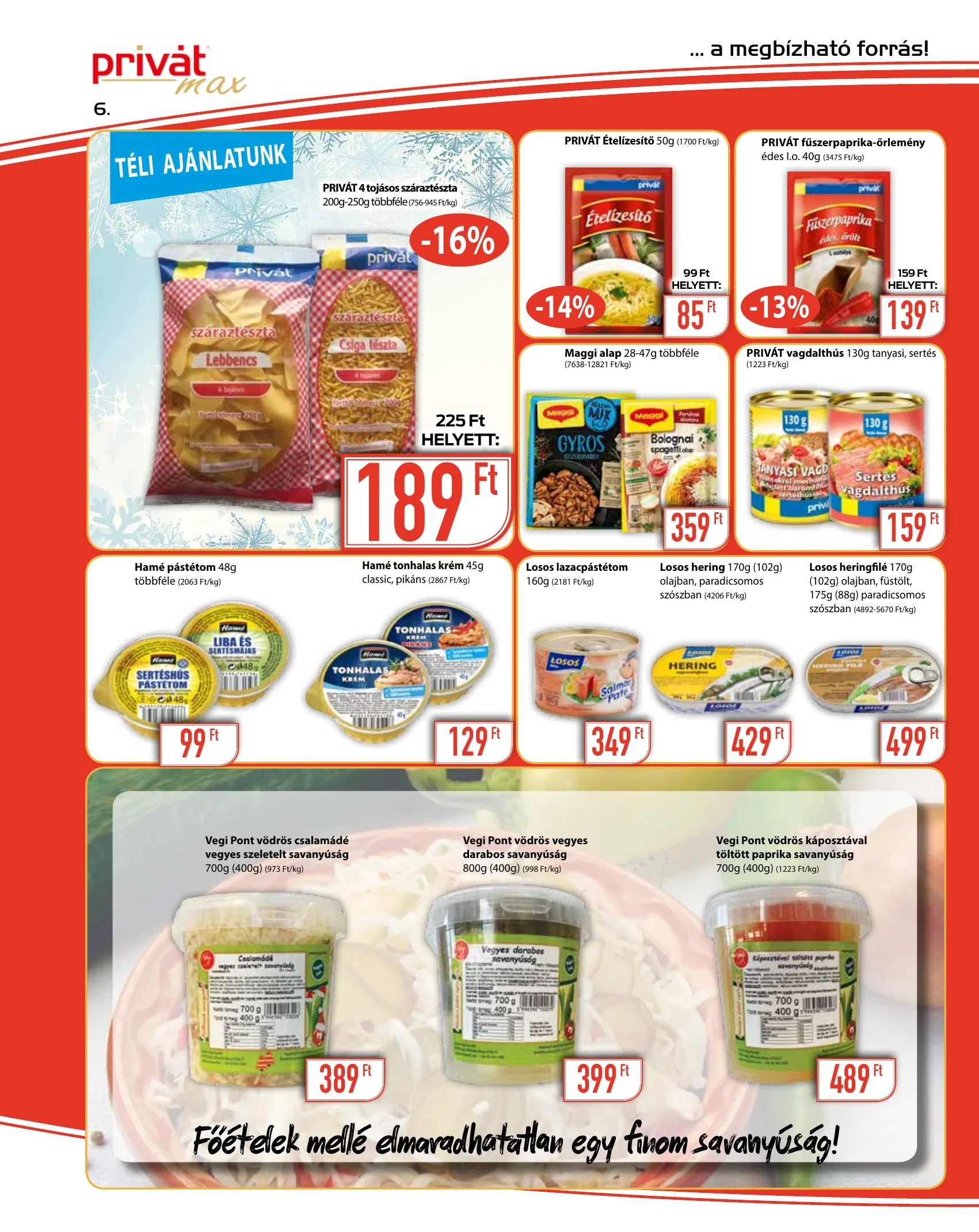 Privát akciós újság Max 02.17–02.28 – 6. oldal