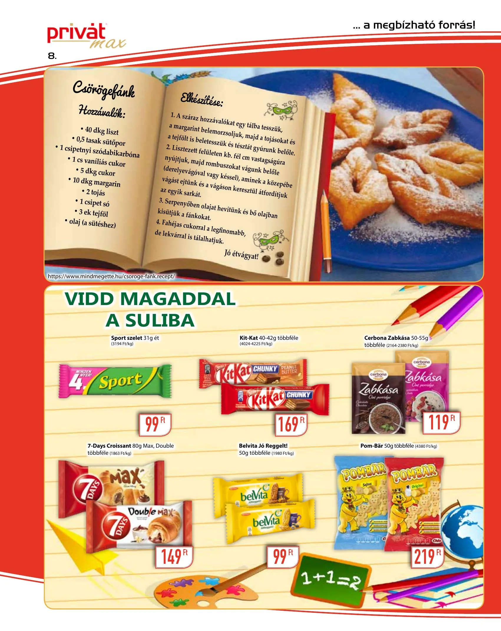 Privát akciós újság Max 02.17–02.28 – 8. oldal