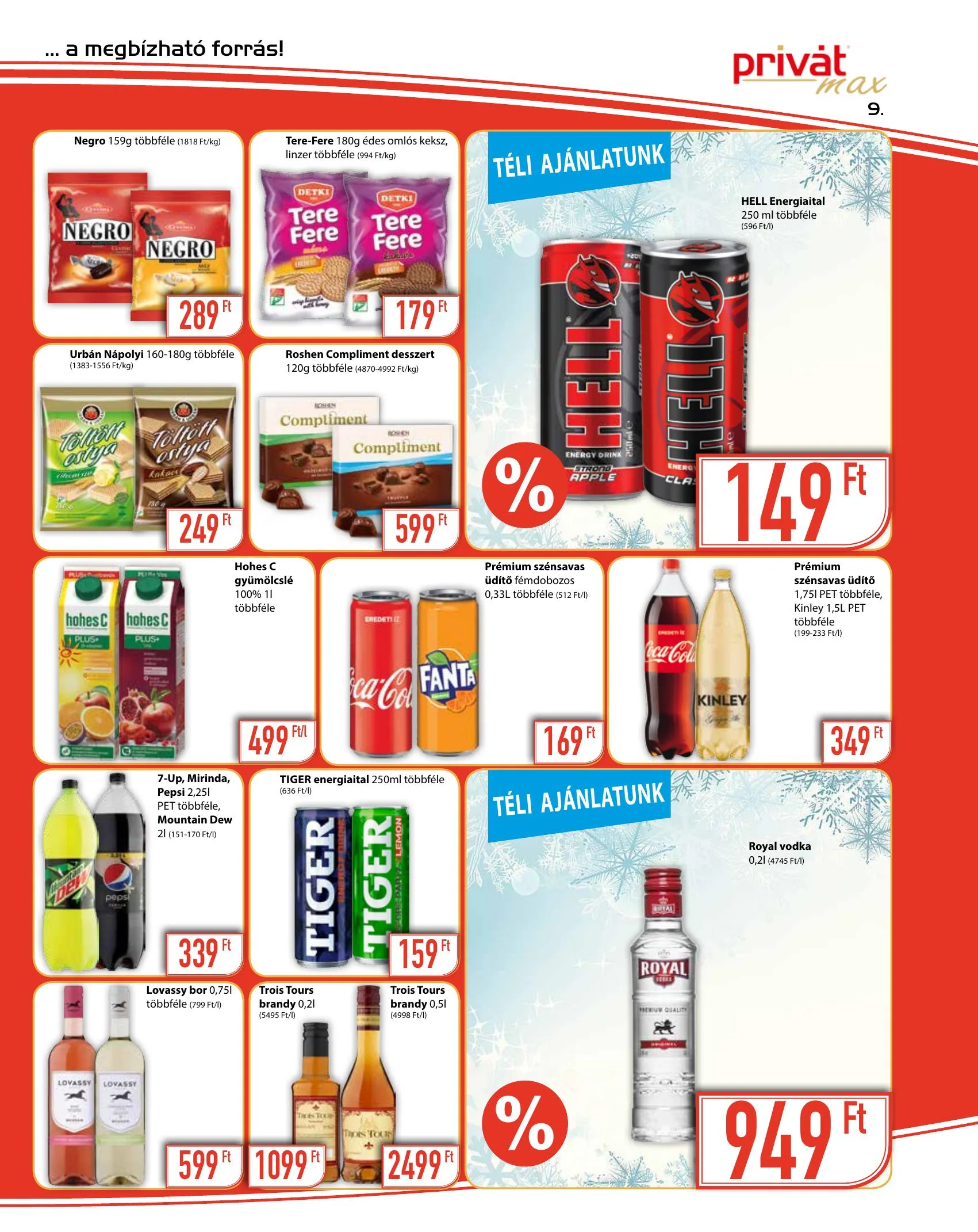 Privát akciós újság Max 02.17–02.28 – 9. oldal