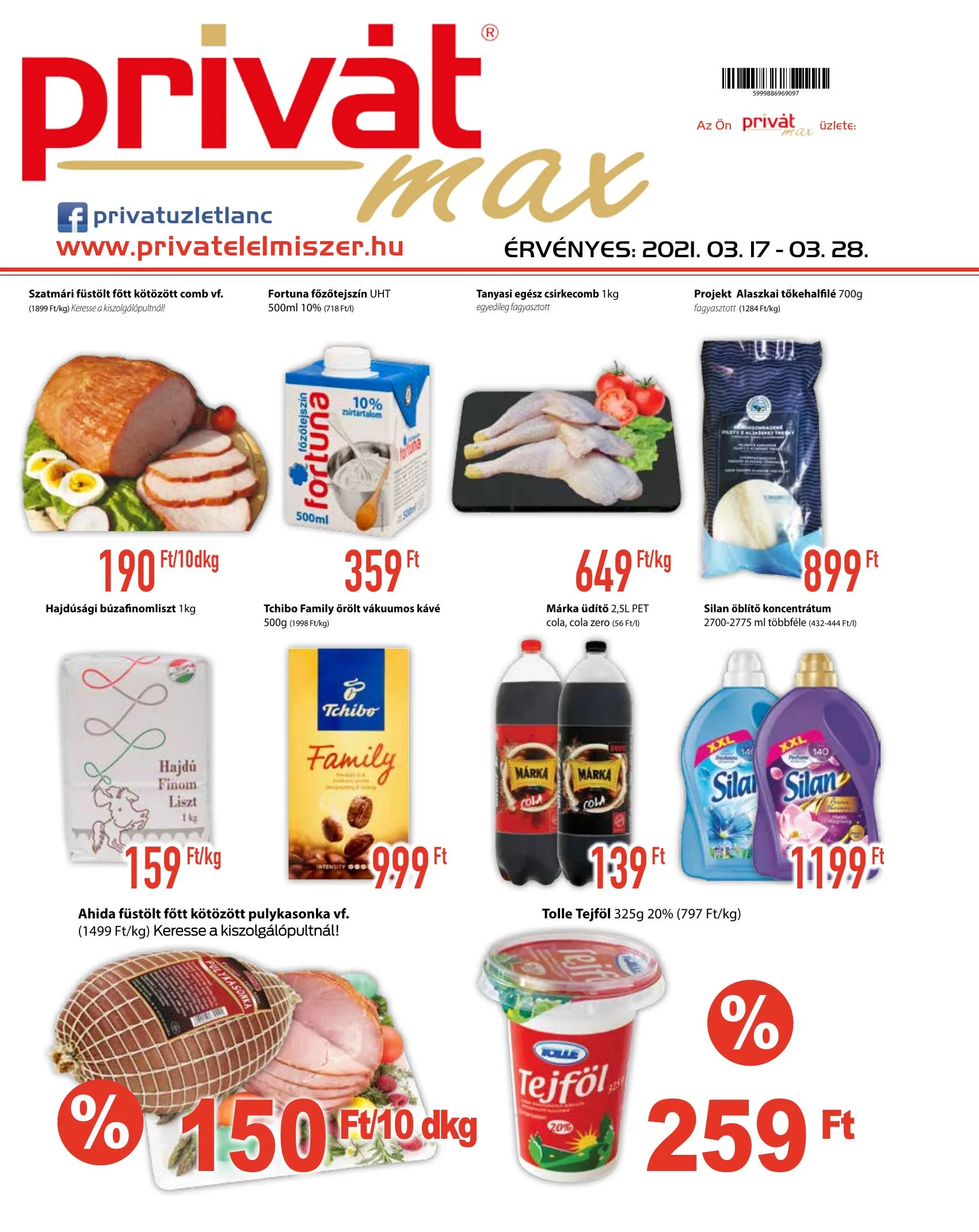 Privát akciós újság Max 03.17–03.28