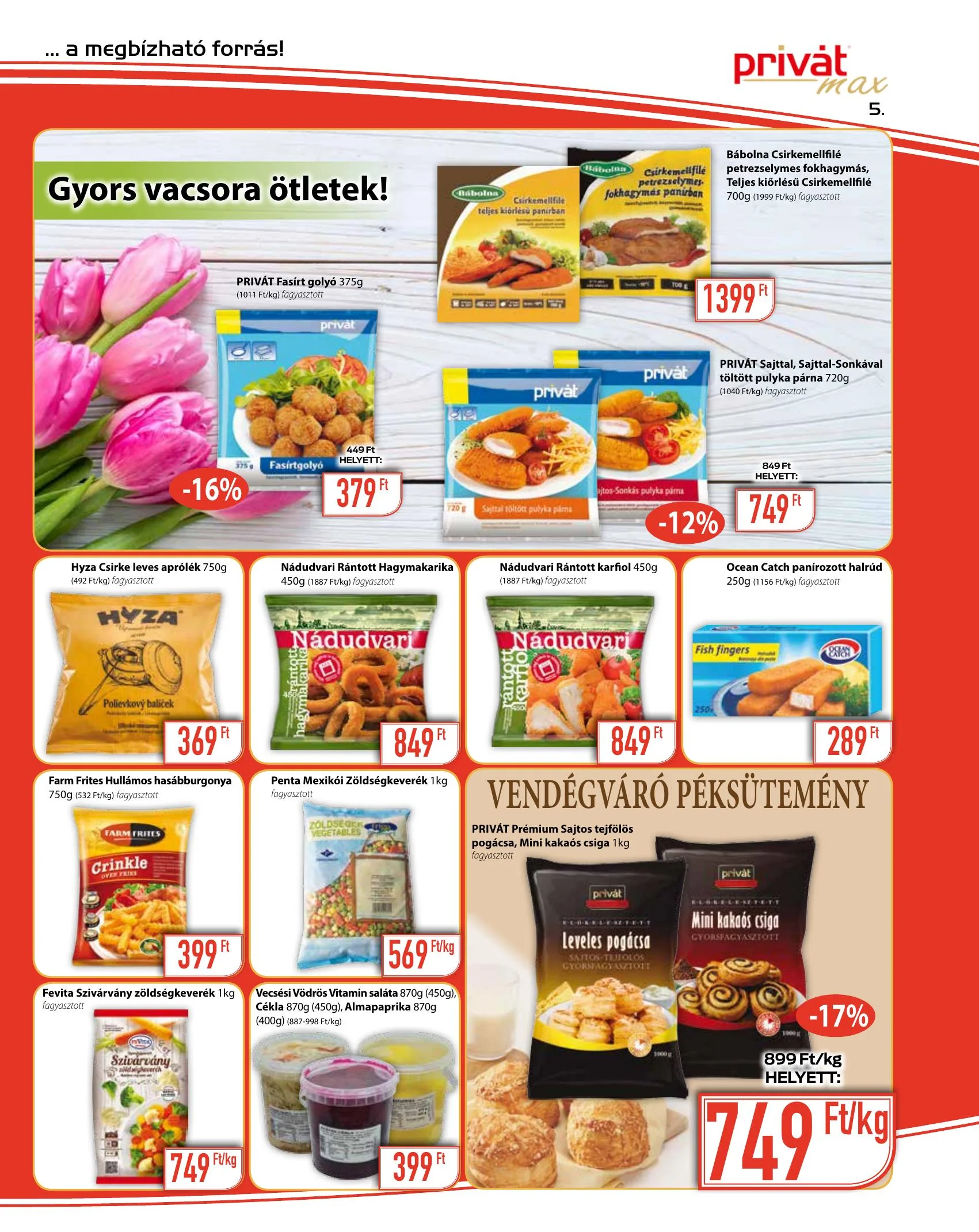 Privát akciós újság Max 03.17–03.28 – 5. oldal