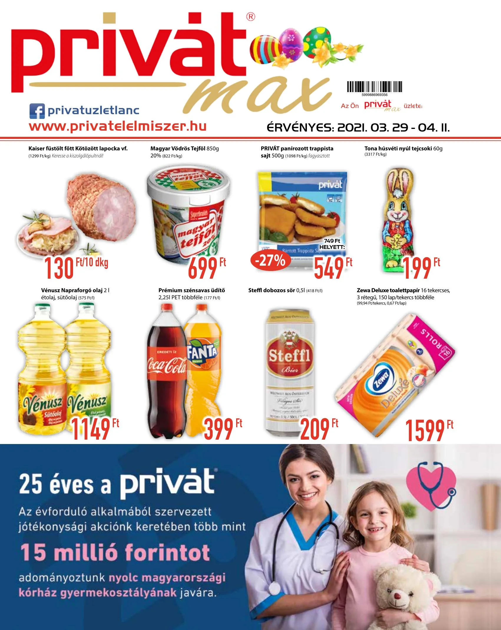 Privát akciós újság Max 03.29–04.11
