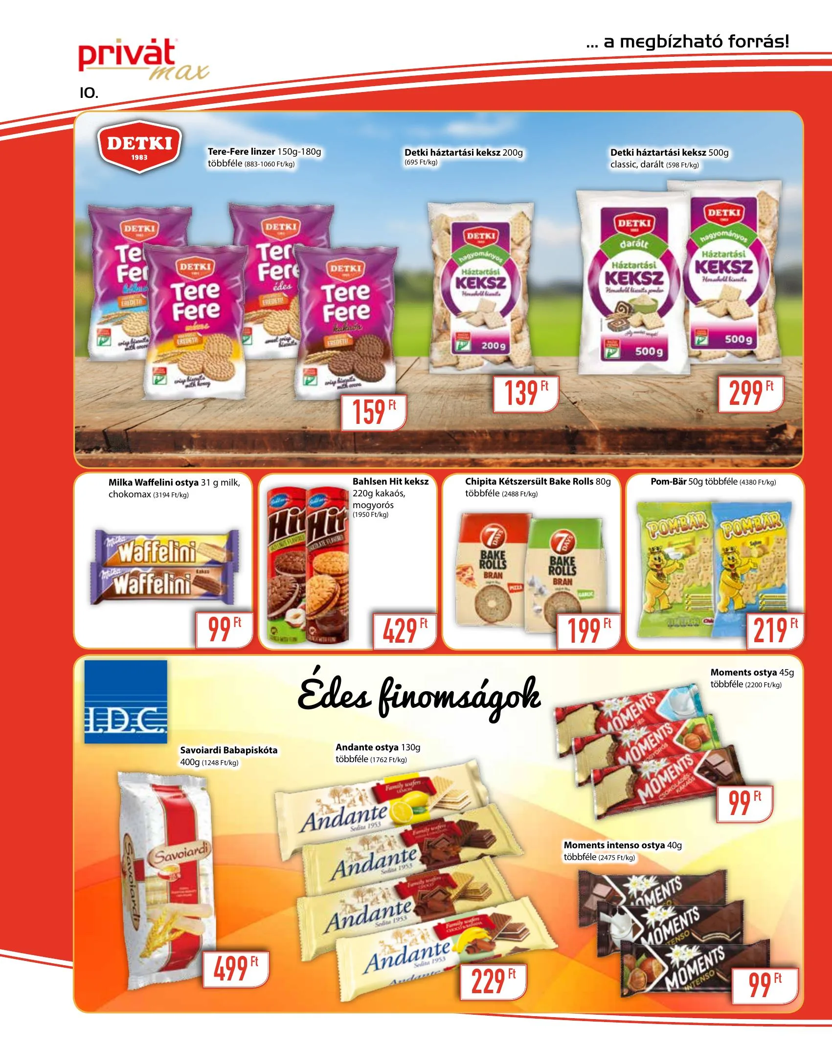 Privát akciós újság Max 03.29–04.11 – 10. oldal